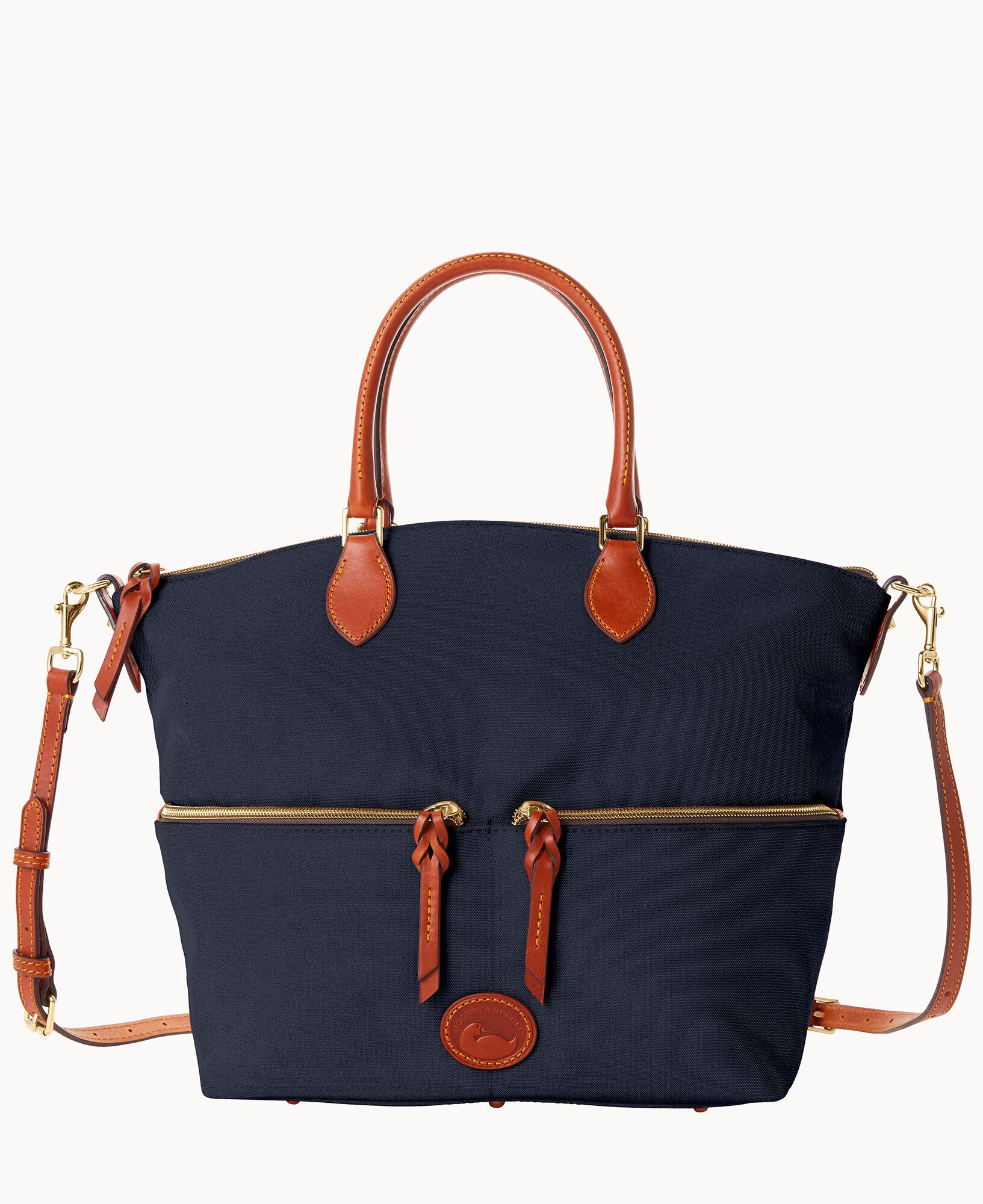 Nylon Large Pocket Satchel - Image 8