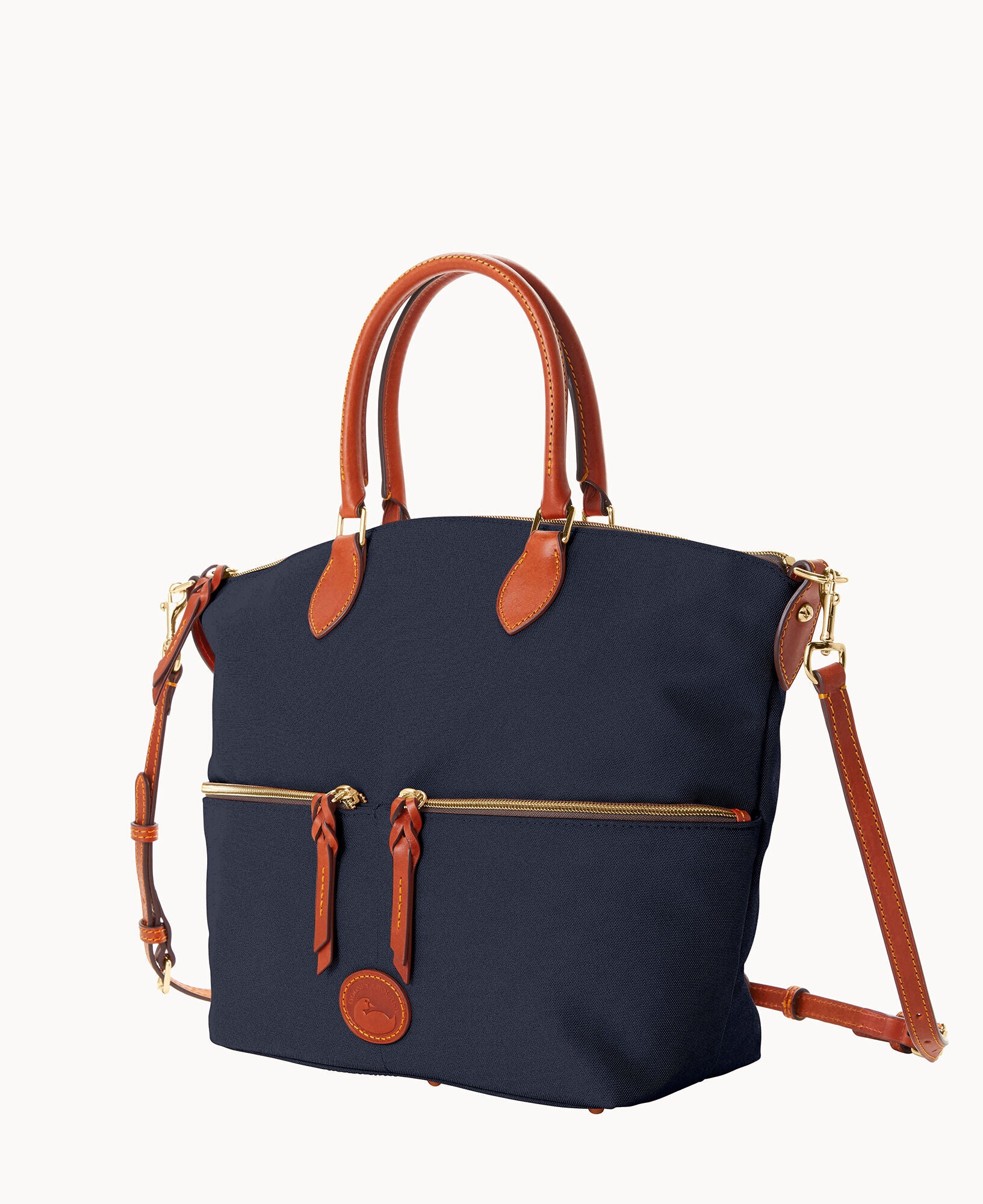 Nylon Large Pocket Satchel - Image 9