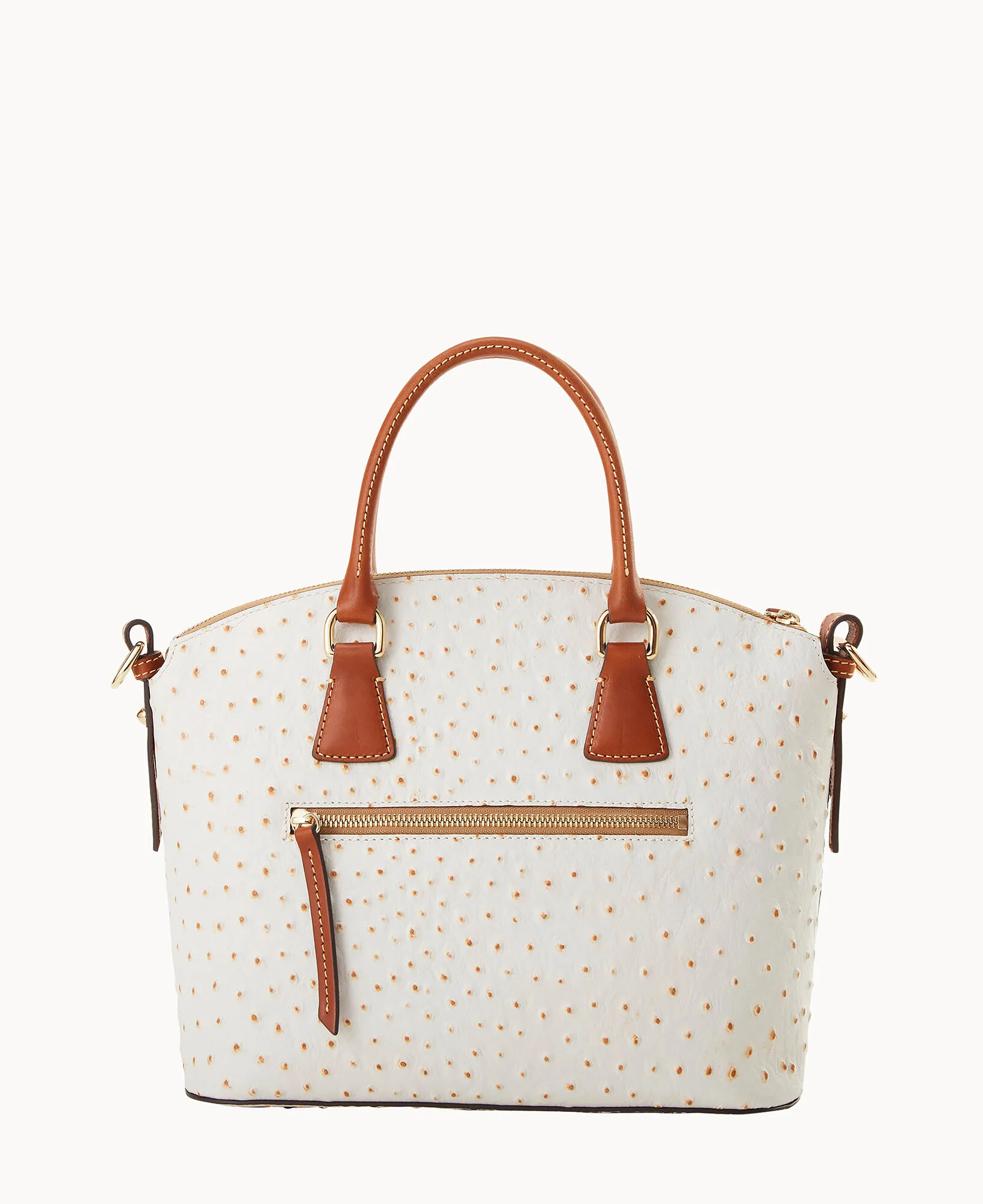 Ostrich Domed Satchel - Image 8