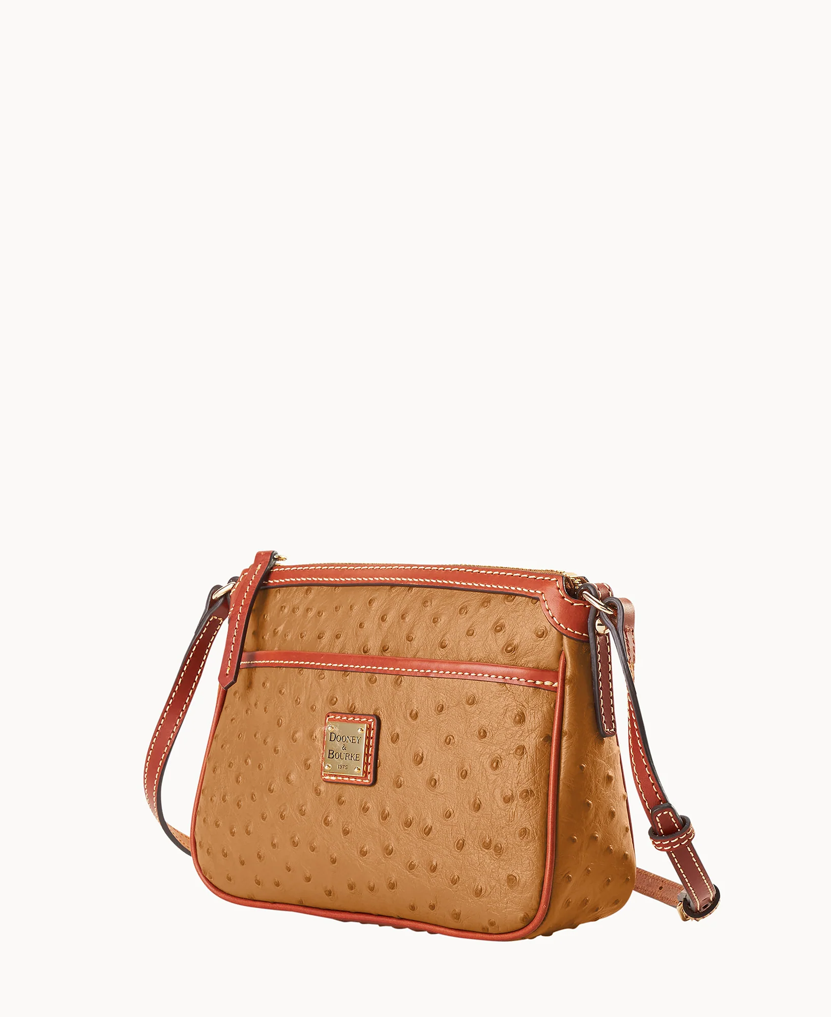 Ostrich East West Pocket Crossbody - Image 14