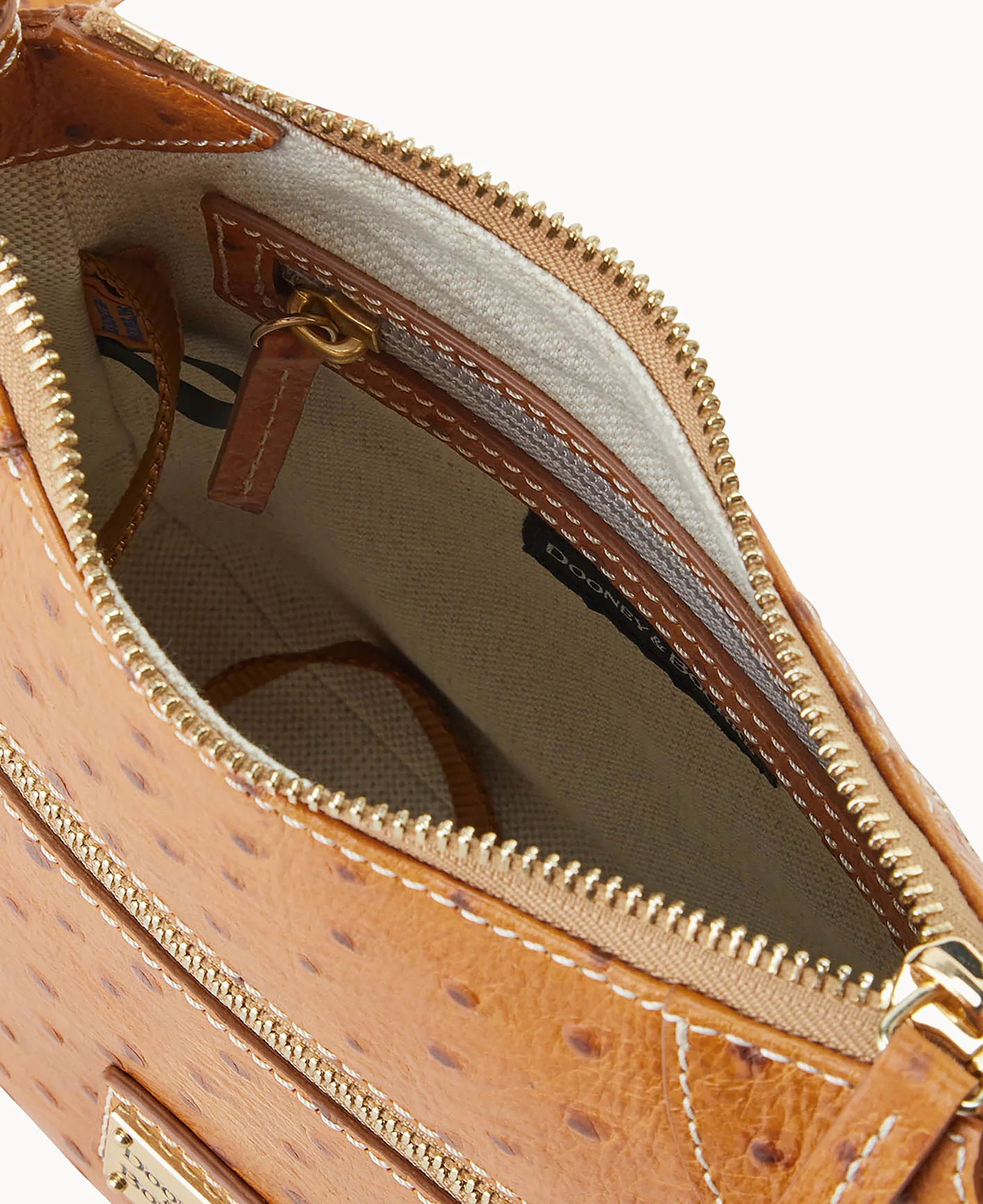 Ostrich Front Zip Crossbody - Image 38