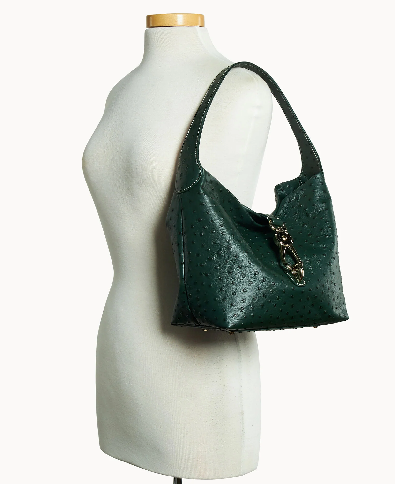 Ostrich Logo Lock Hobo - Image 26