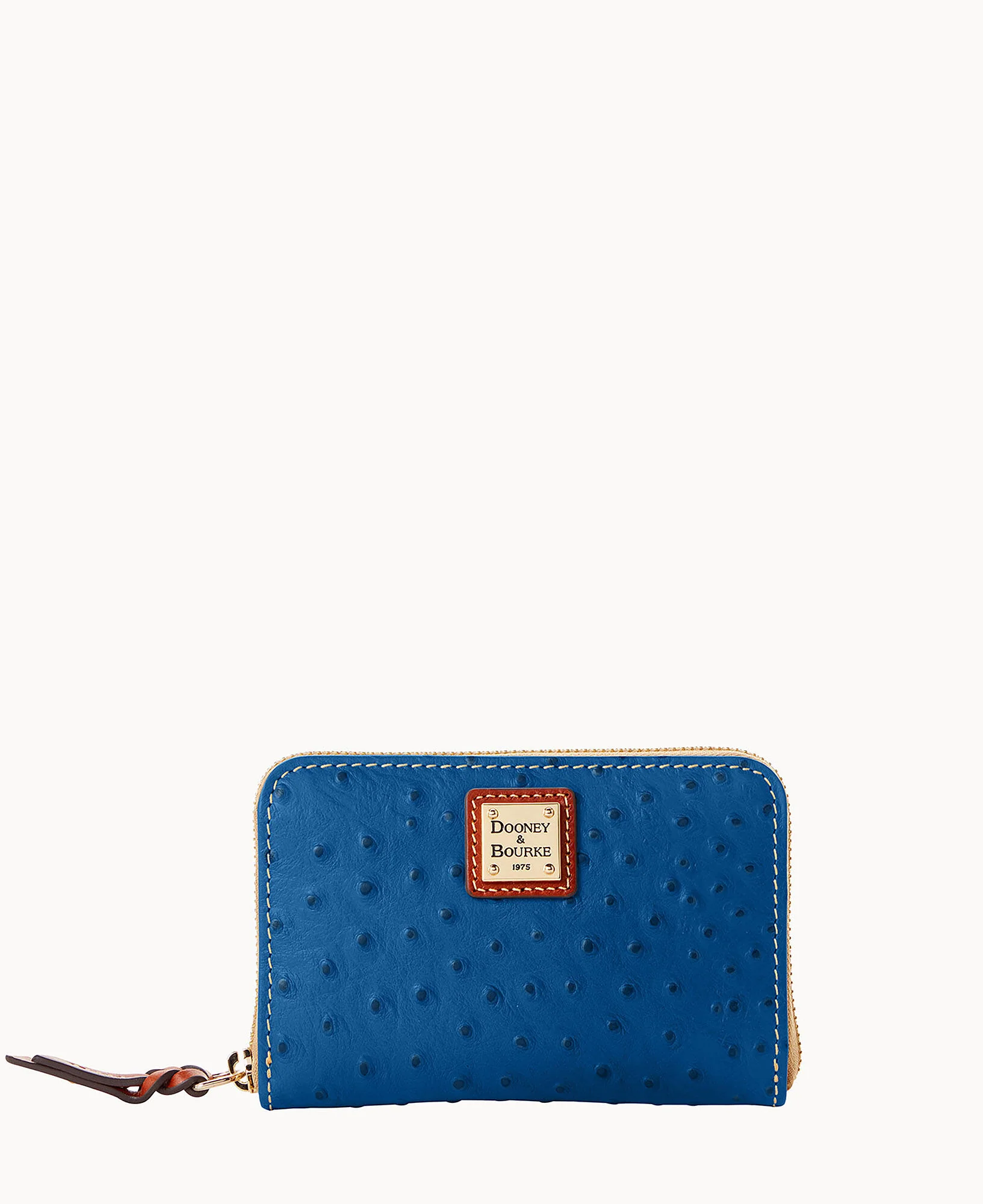 Ostrich Medium Zip Around Wallet - Image 10