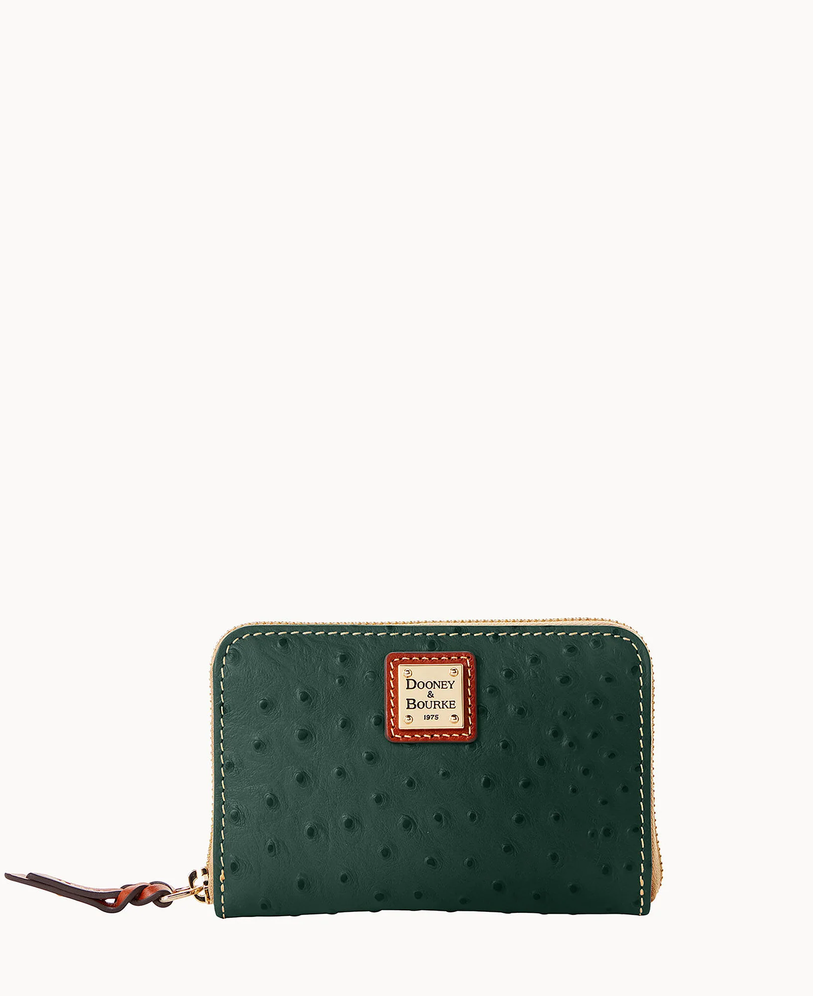 Ostrich Medium Zip Around Wallet - Image 7