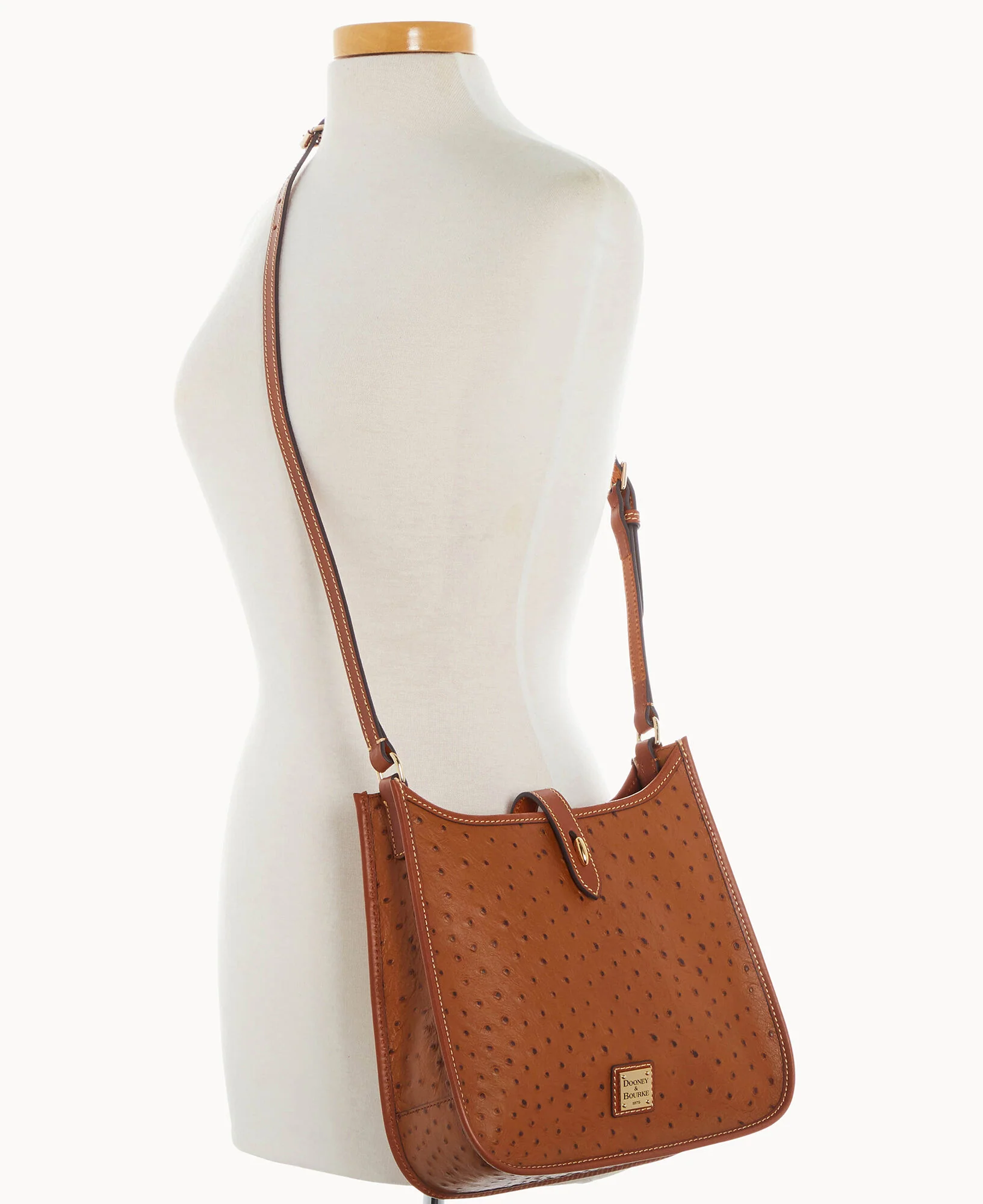 Ostrich Messenger Crossbody - Image 19