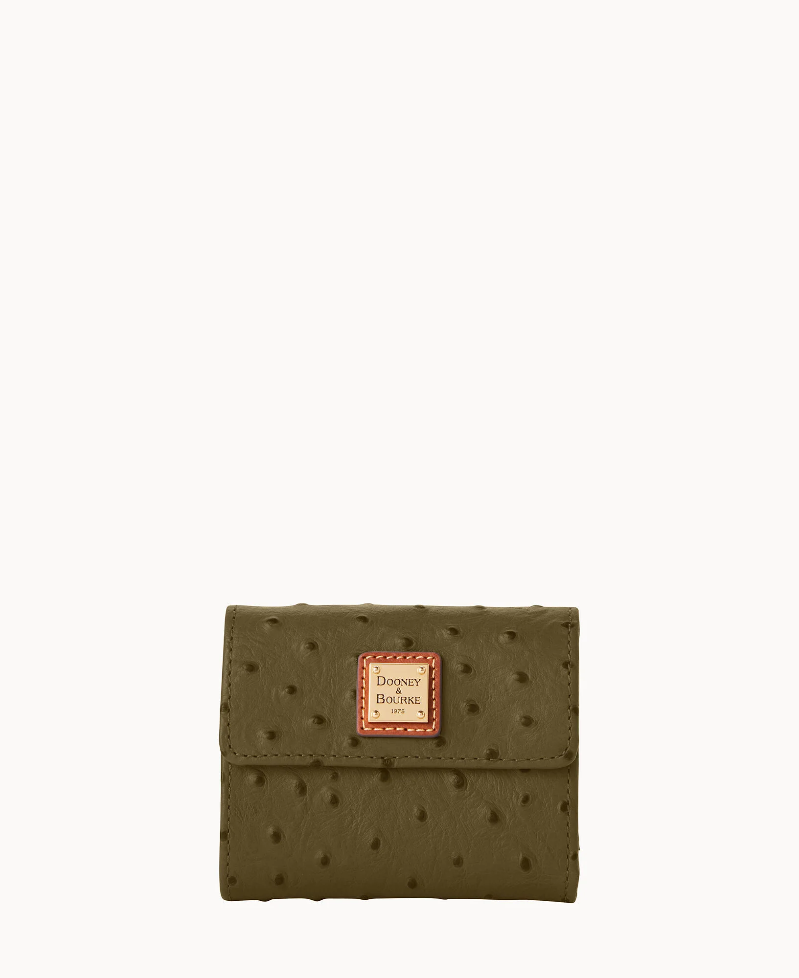 Ostrich Small Flap Wallet - Image 8