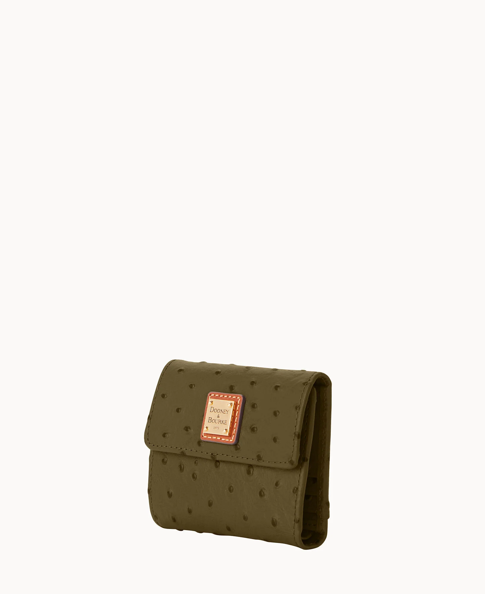 Ostrich Small Flap Wallet - Image 9