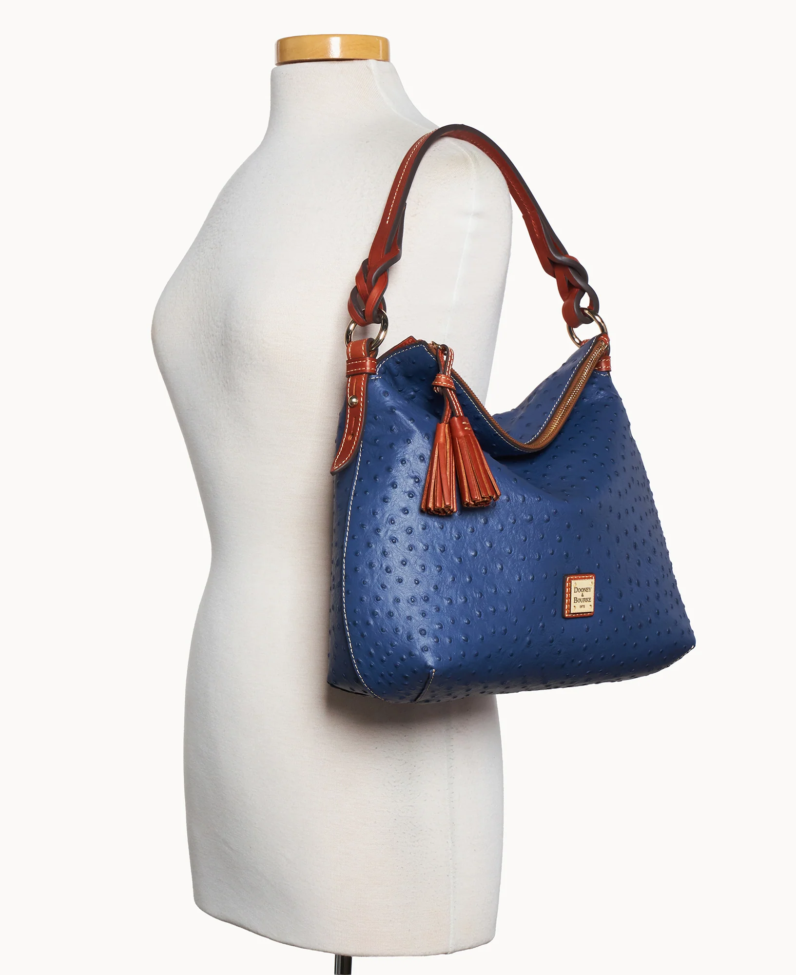 Ostrich Twist Strap Hobo - Image 104