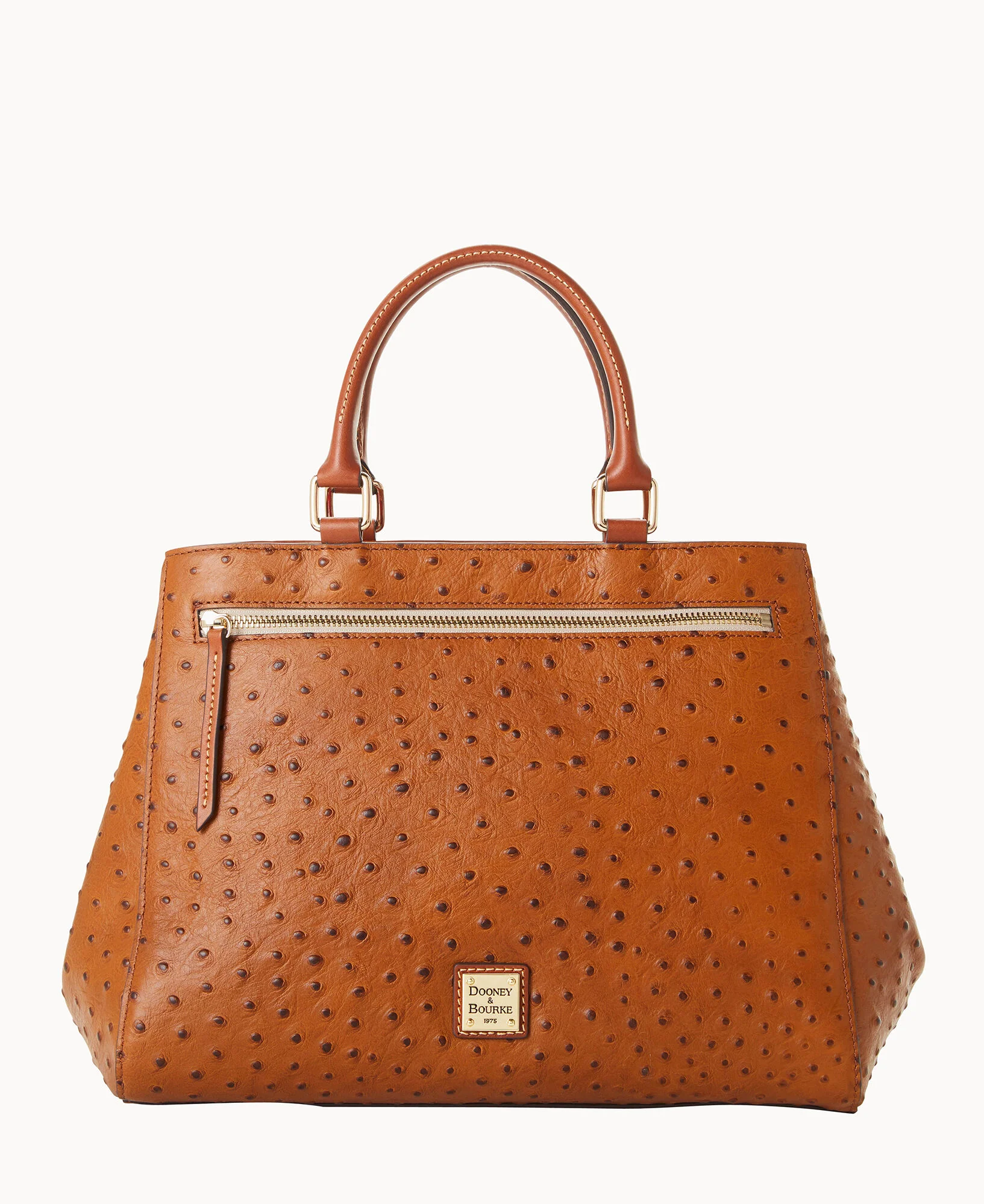 Ostrich Zip Satchel - Image 5