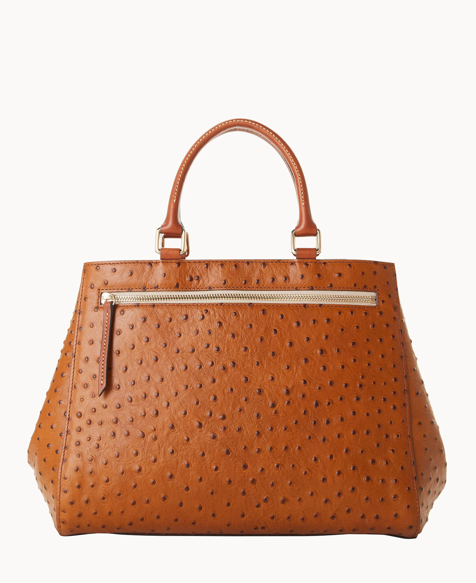 Ostrich Zip Satchel - Image 7
