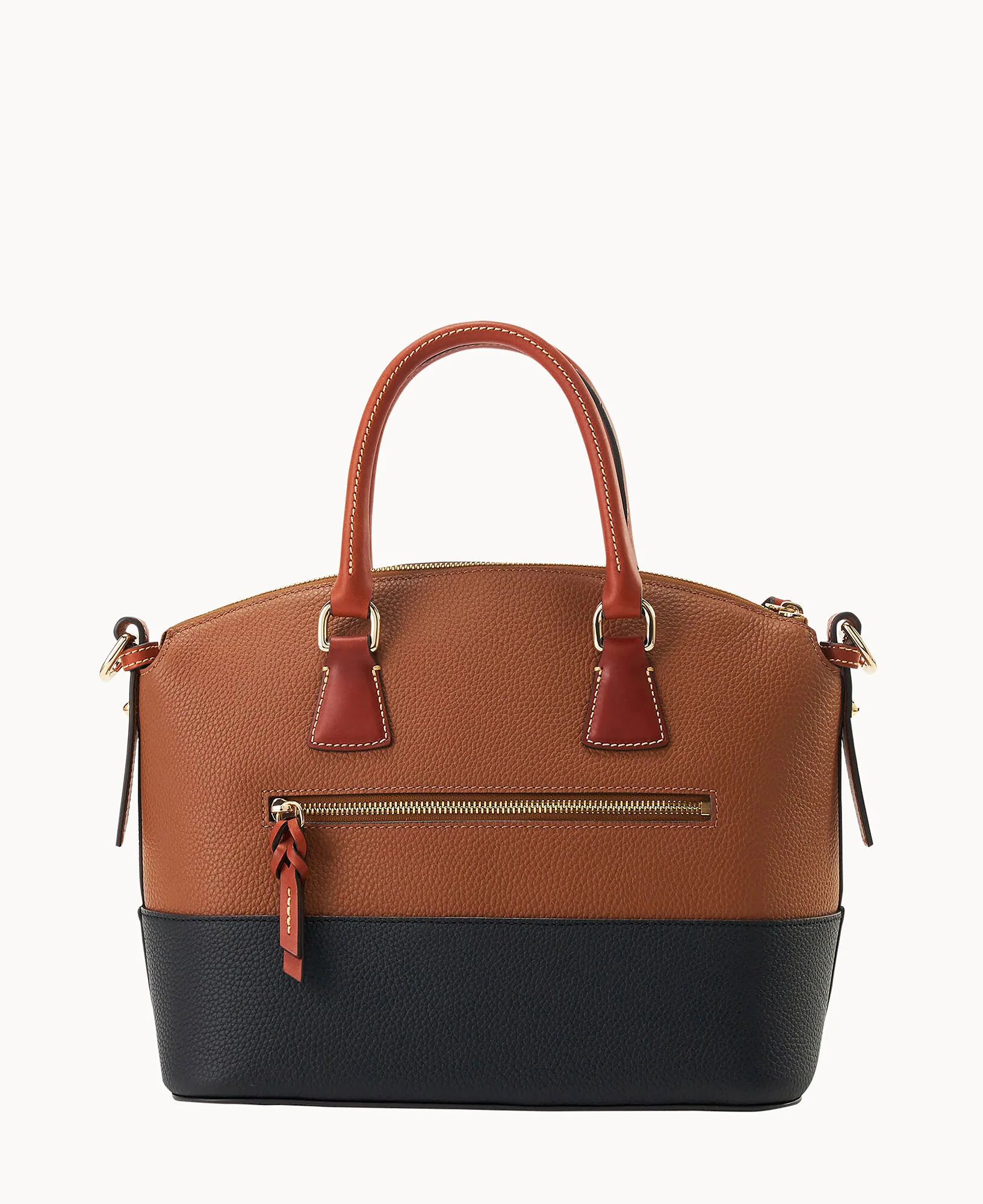 Pebble Color Block Domed Satchel - Image 25