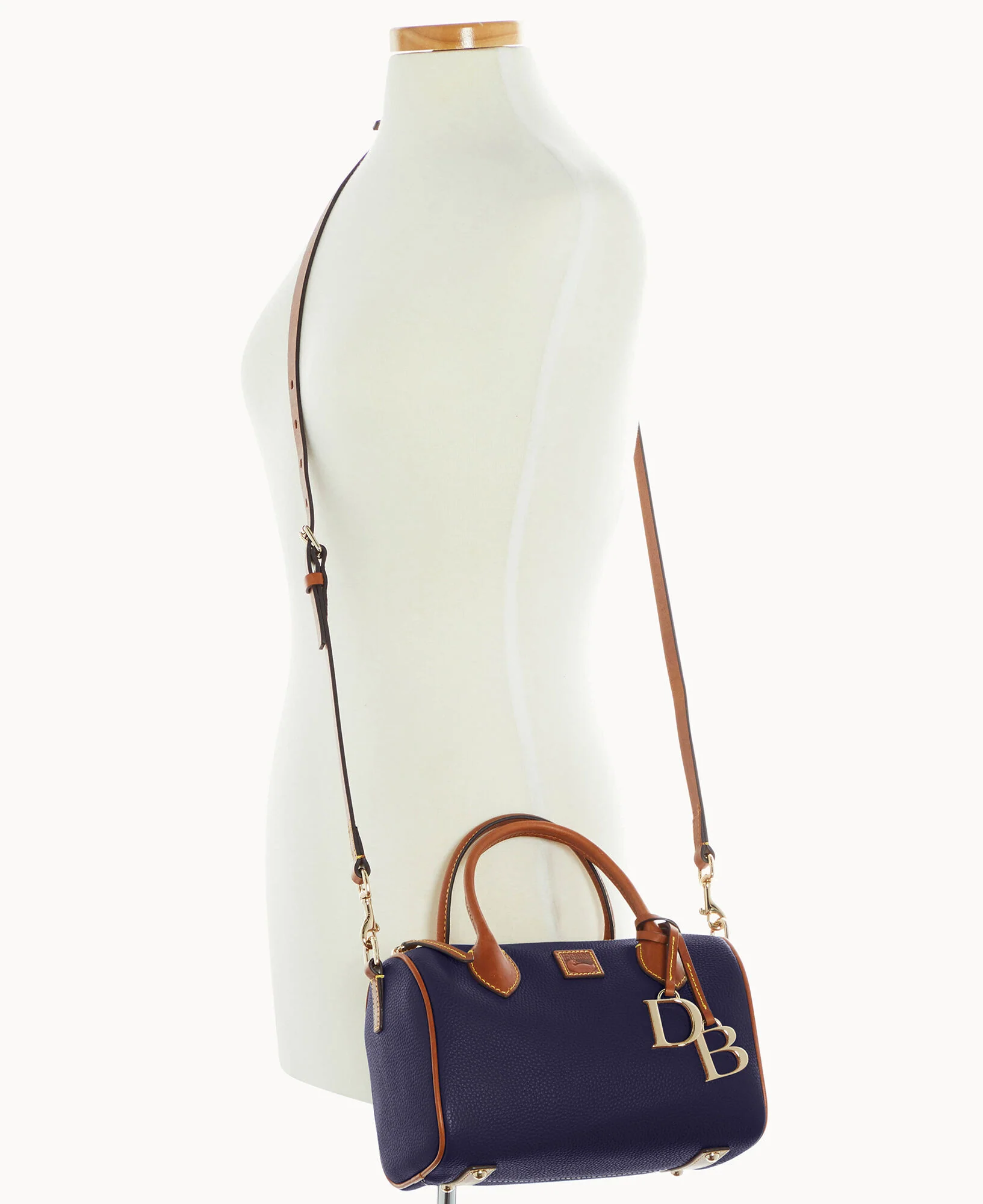 Pebble Grain Barrel Satchel - Image 10