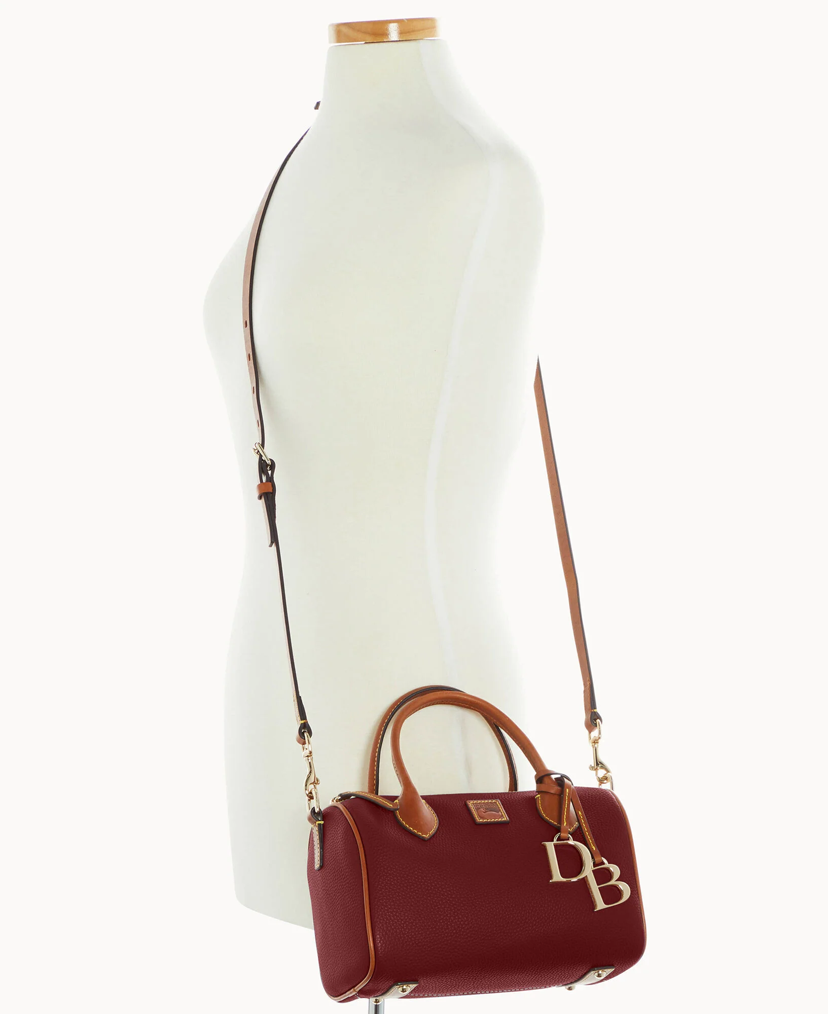 Pebble Grain Barrel Satchel - Image 5