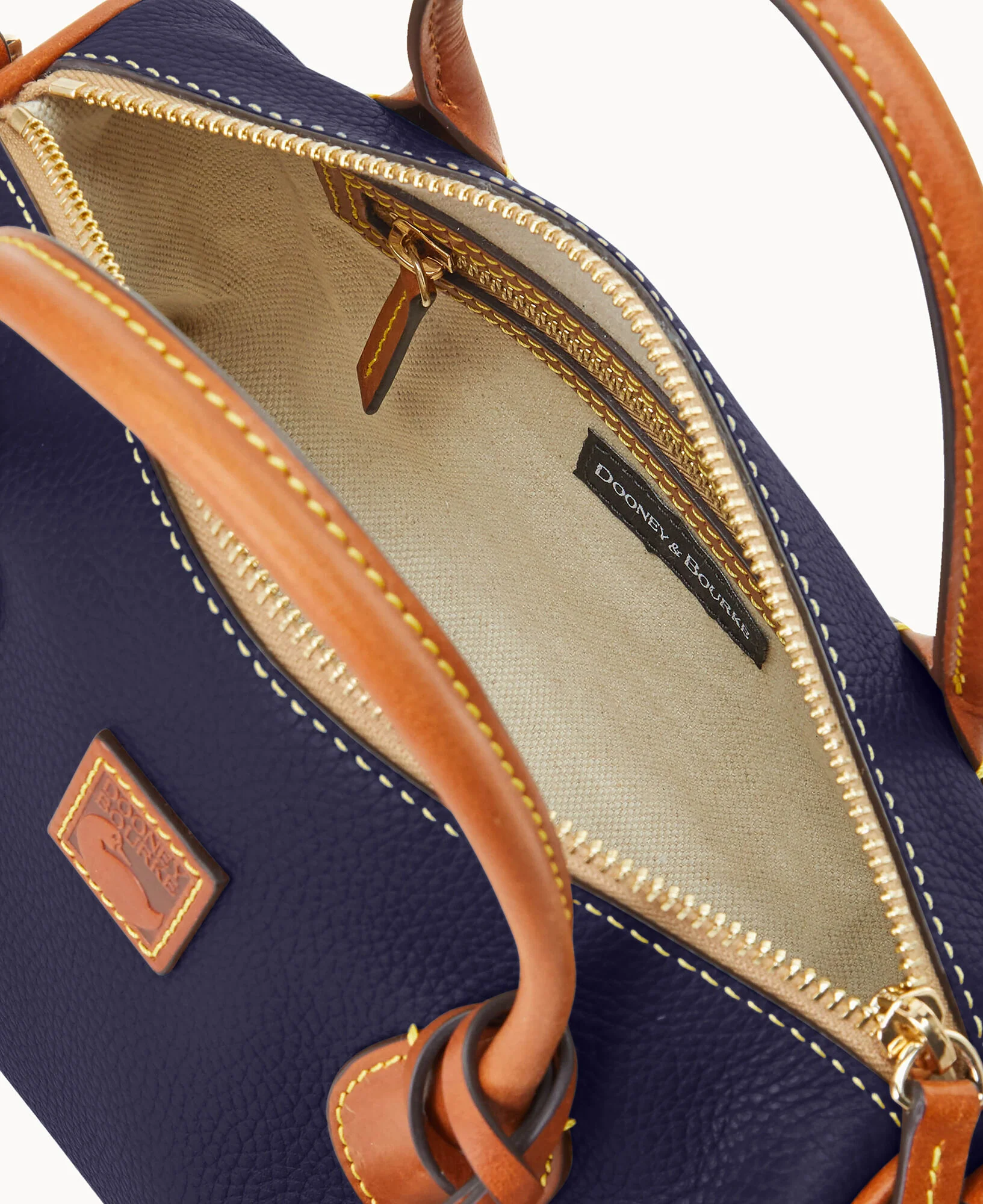 Pebble Grain Barrel Satchel - Image 8