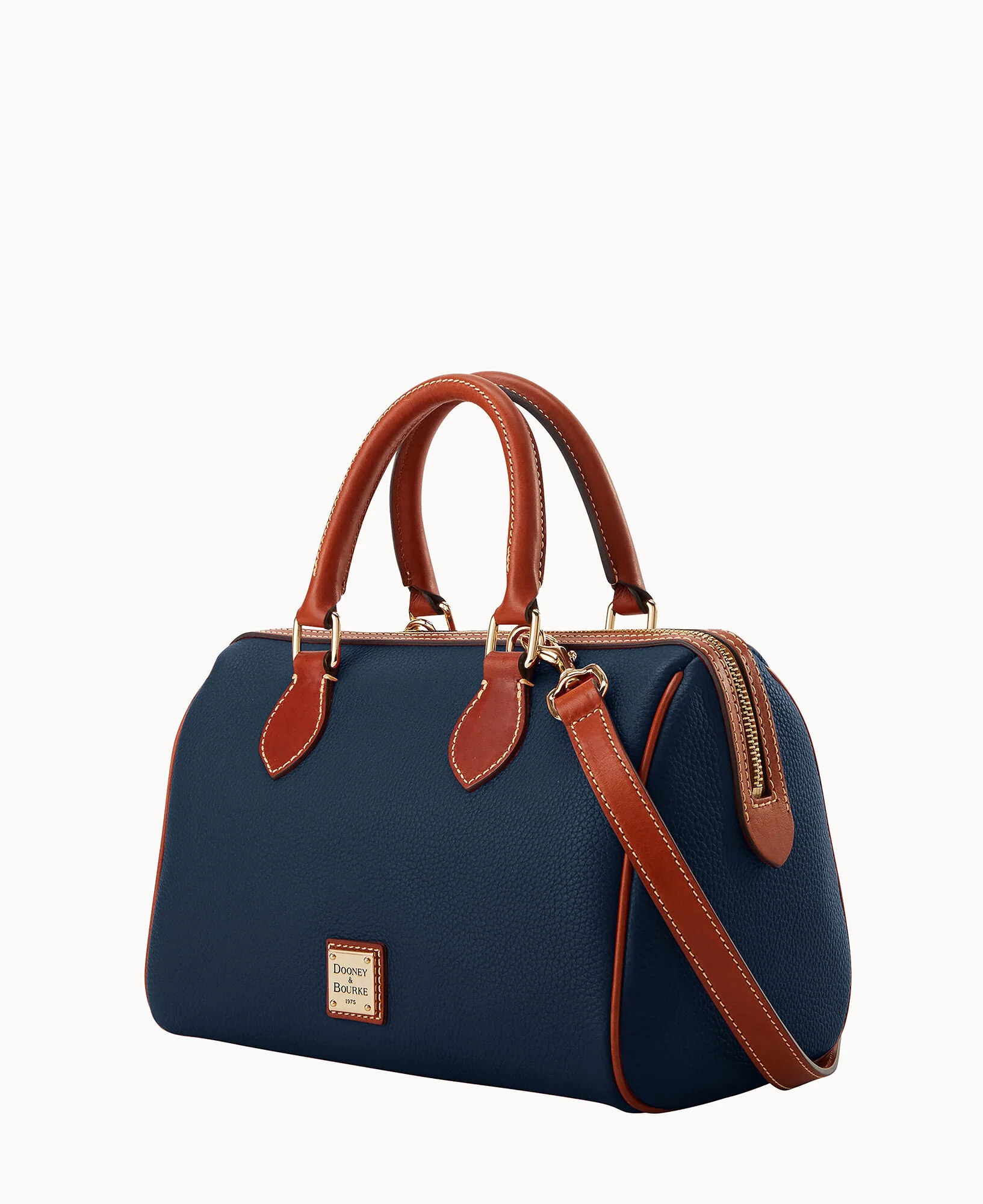 Pebble Grain Barrel Satchel - Image 12