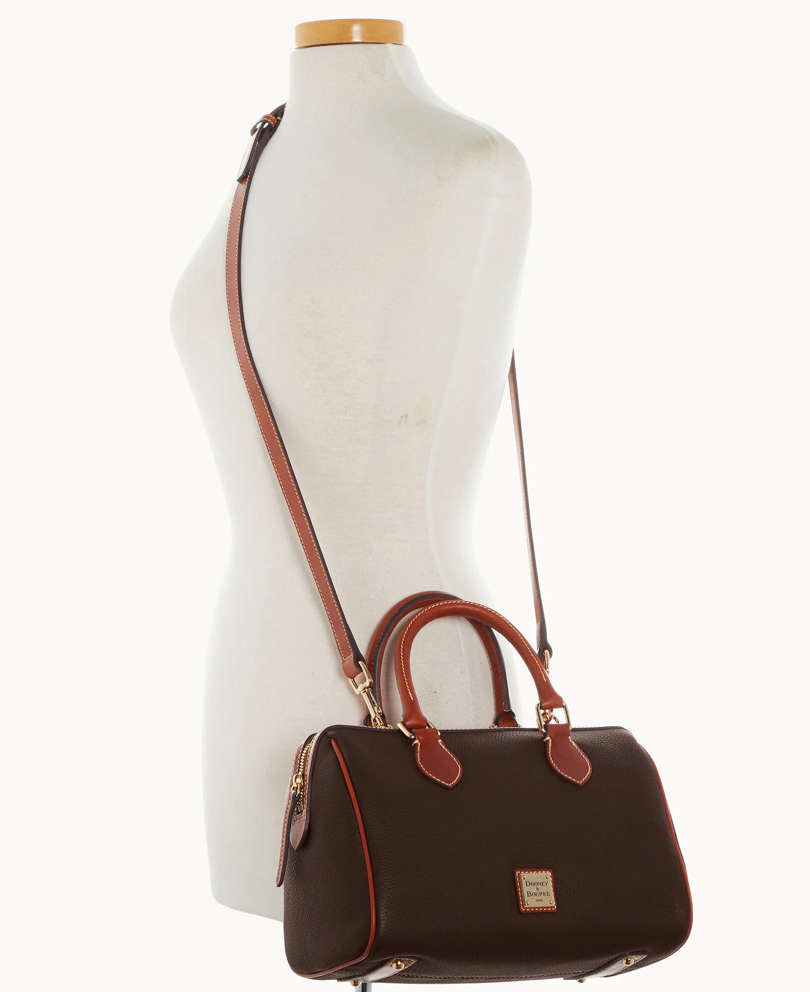 Pebble Grain Barrel Satchel - Image 22