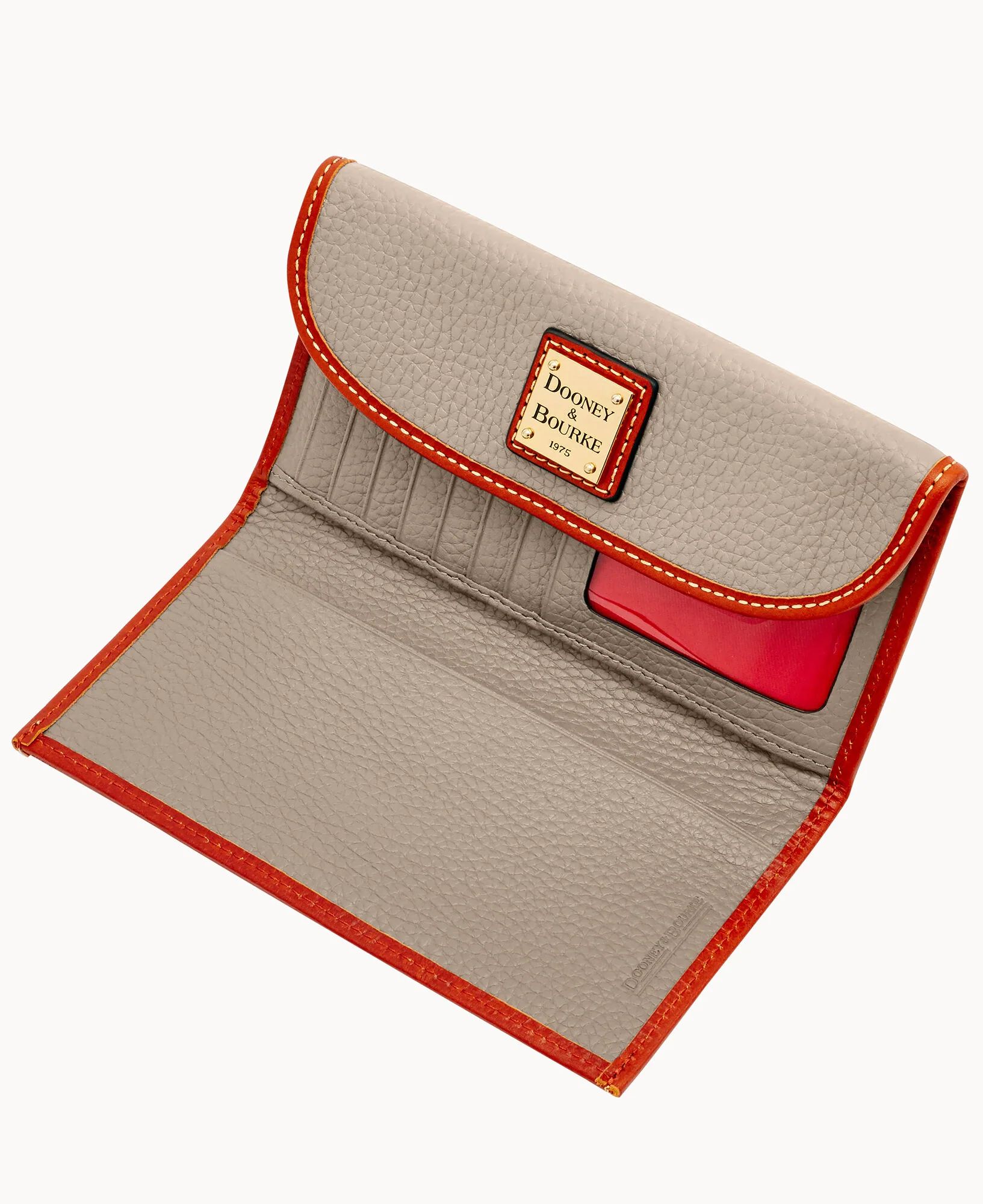 Pebble Grain Continental Clutch - Image 27
