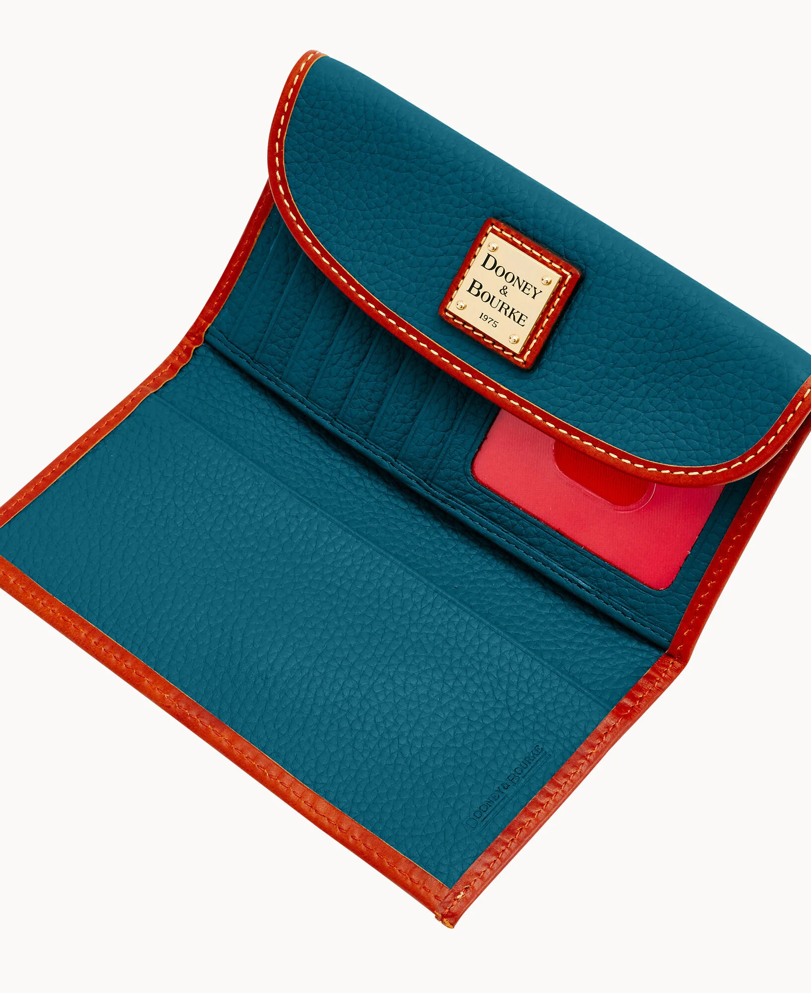 Pebble Grain Continental Clutch - Image 42