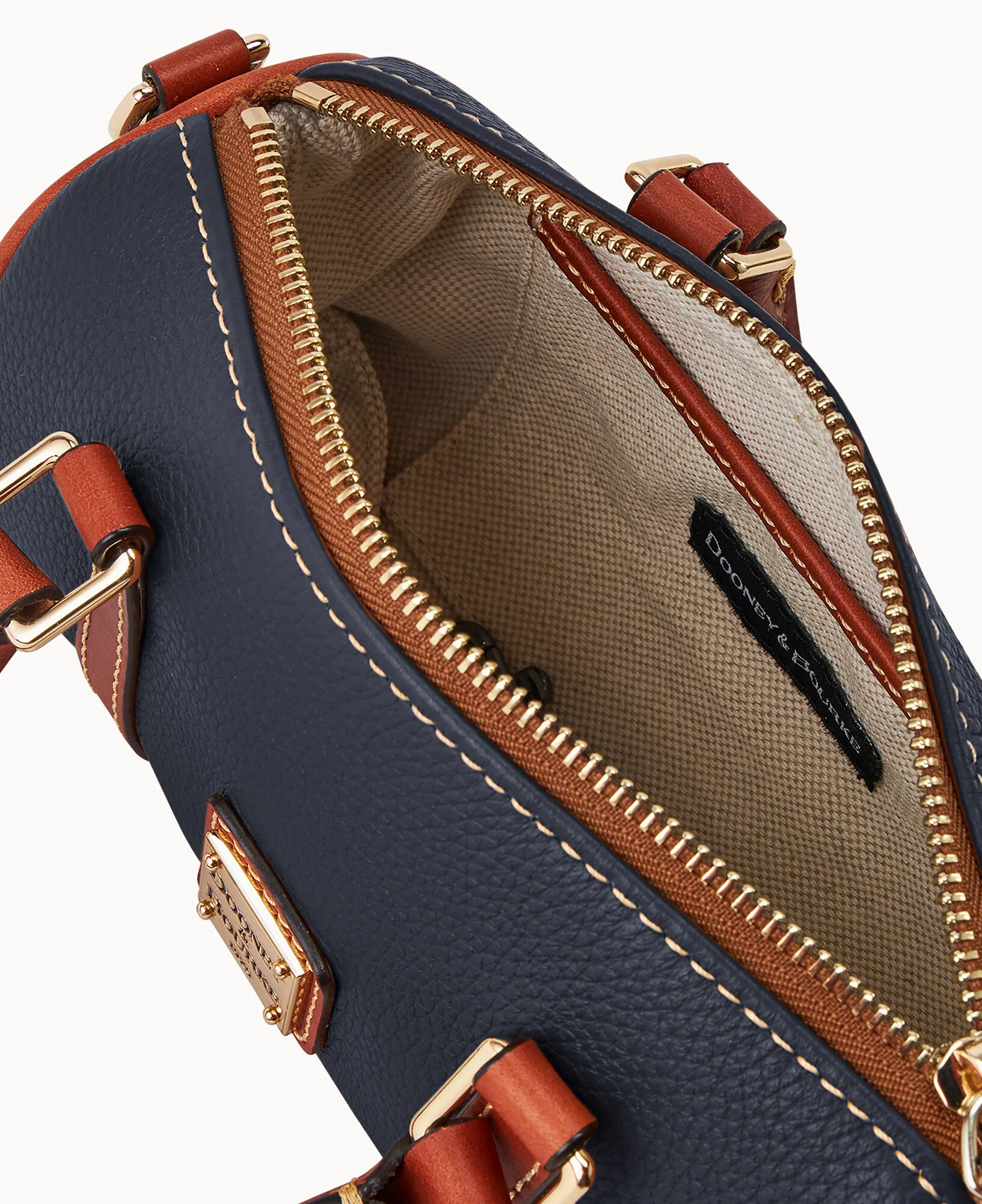 Pebble Grain Crossbody Barrel Satchel 20 - Image 16