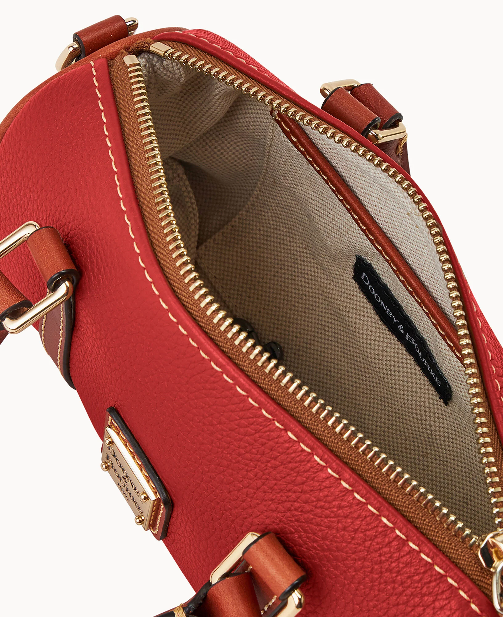 Pebble Grain Crossbody Barrel Satchel 20 - Image 19