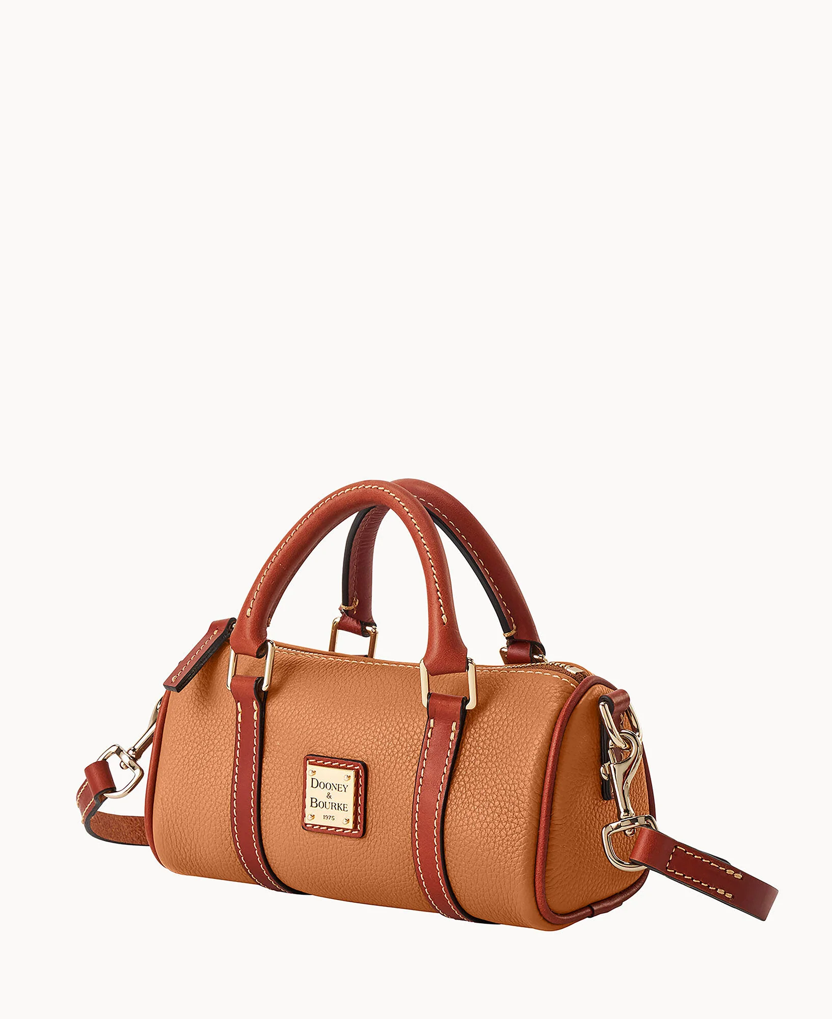 Pebble Grain Crossbody Barrel Satchel 20 - Image 44