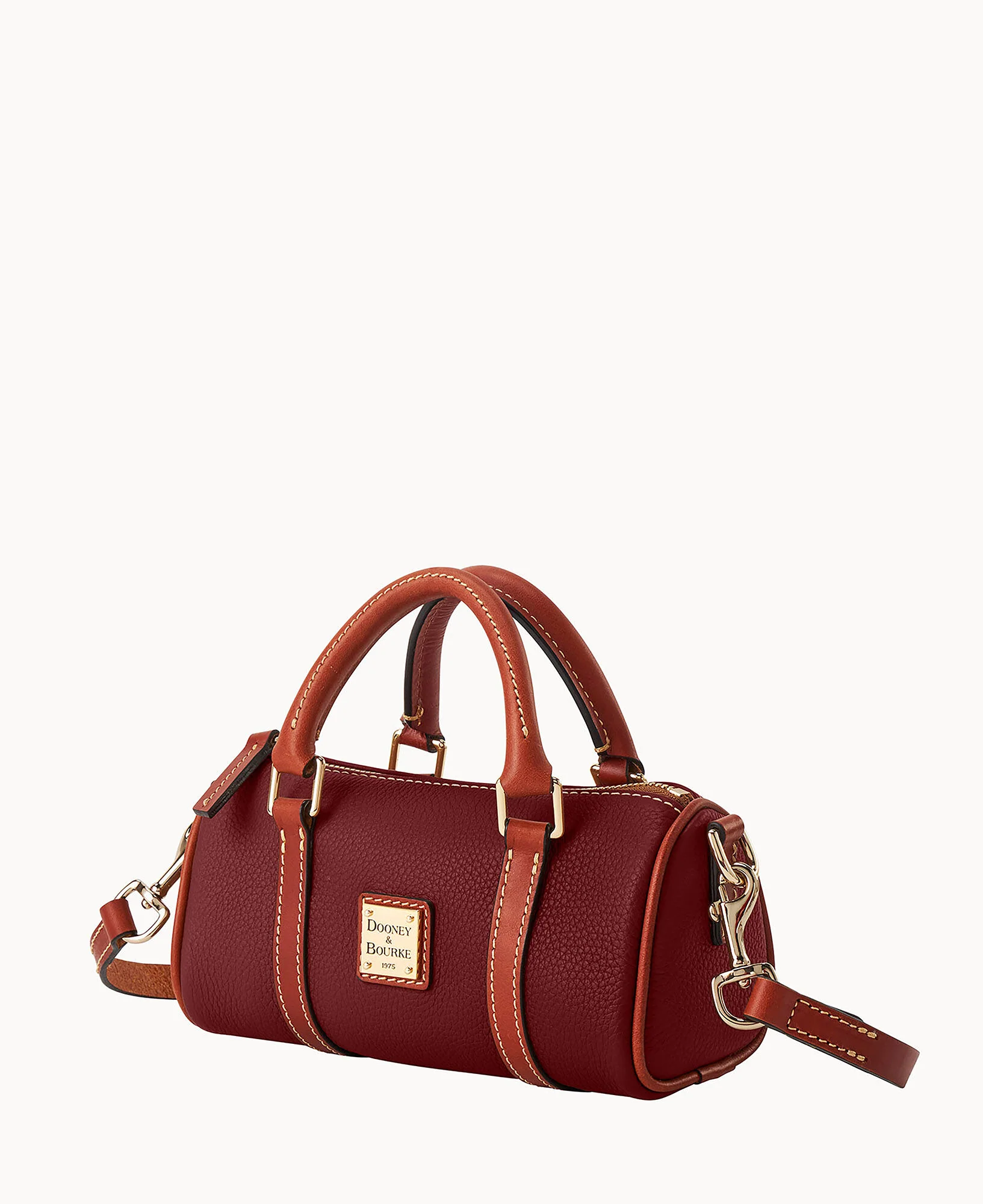 Pebble Grain Crossbody Barrel Satchel 20 - Image 49
