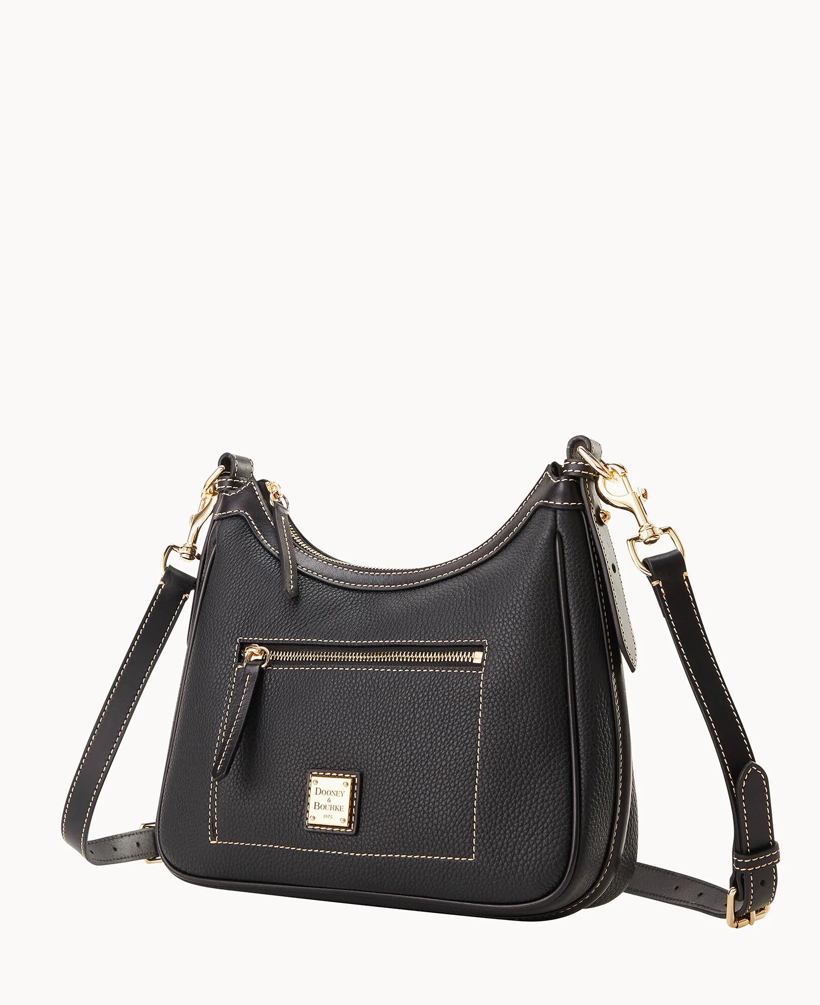 Pebble Grain Crossbody Hobo - Image 6