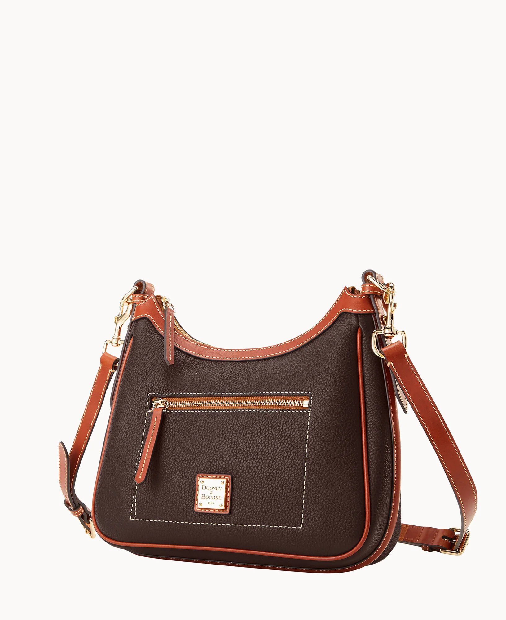 Pebble Grain Crossbody Hobo - Image 8