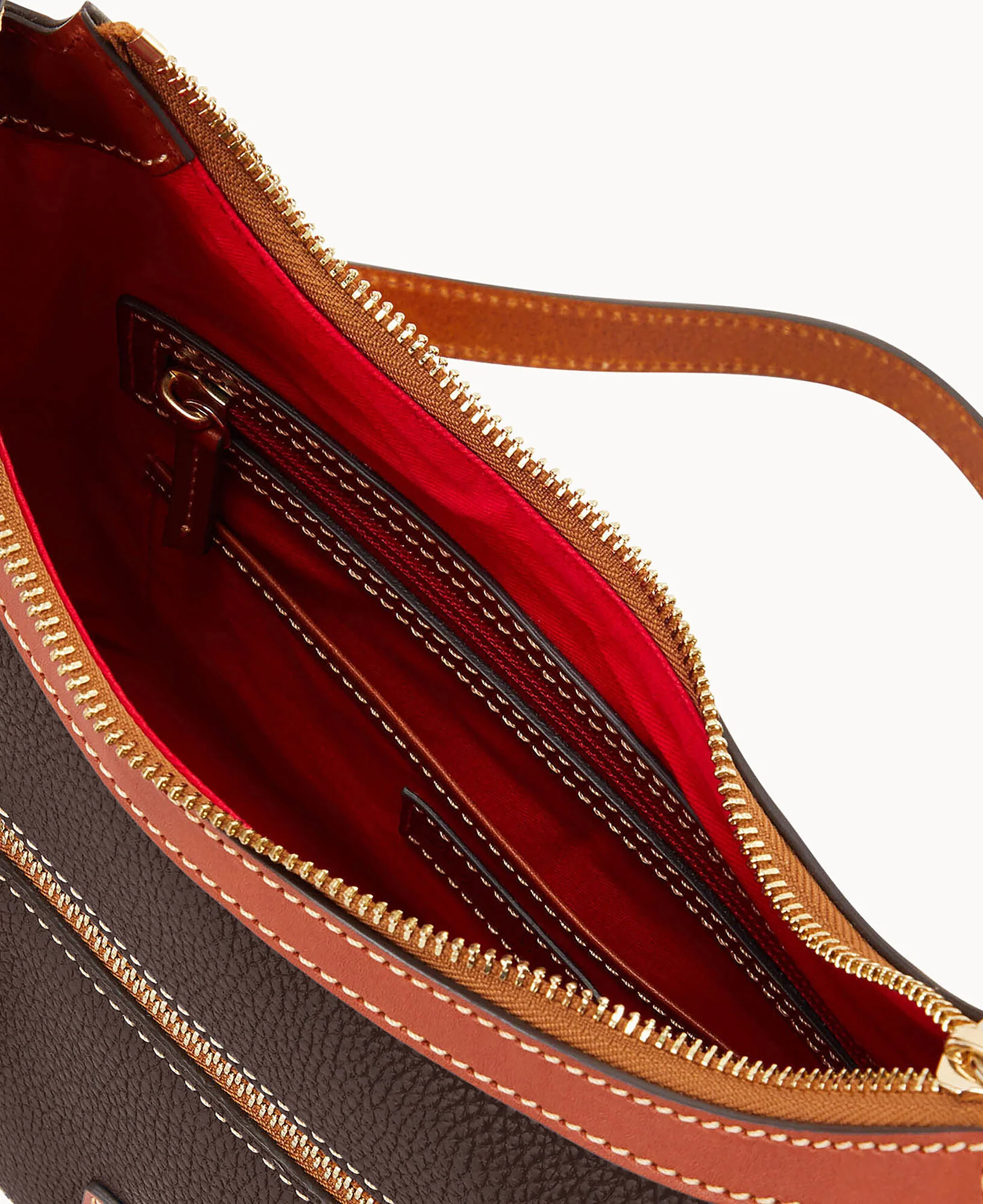 Pebble Grain Crossbody Hobo - Image 9