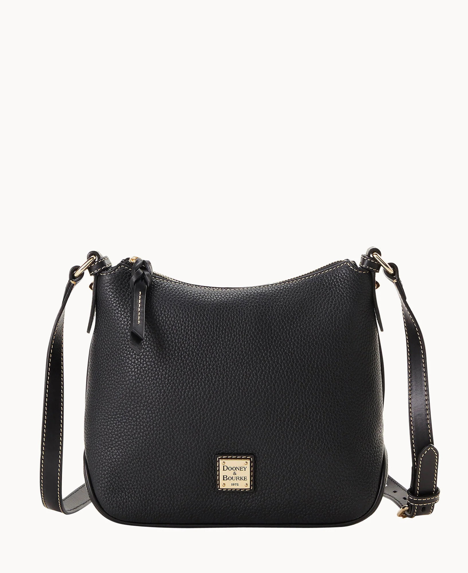 Pebble Grain Crossbody Hobo - Image 18