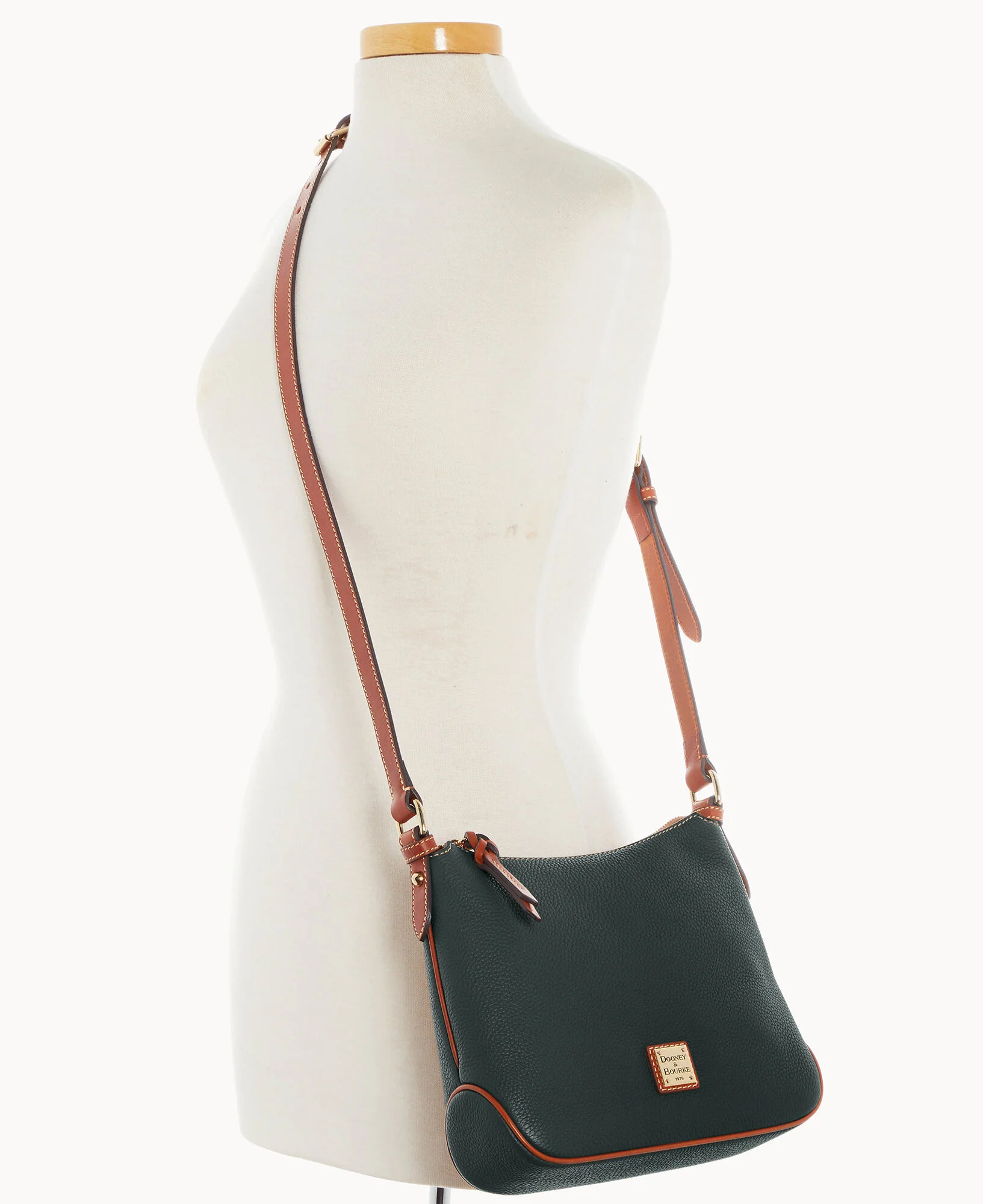 Pebble Grain Crossbody Hobo - Image 51