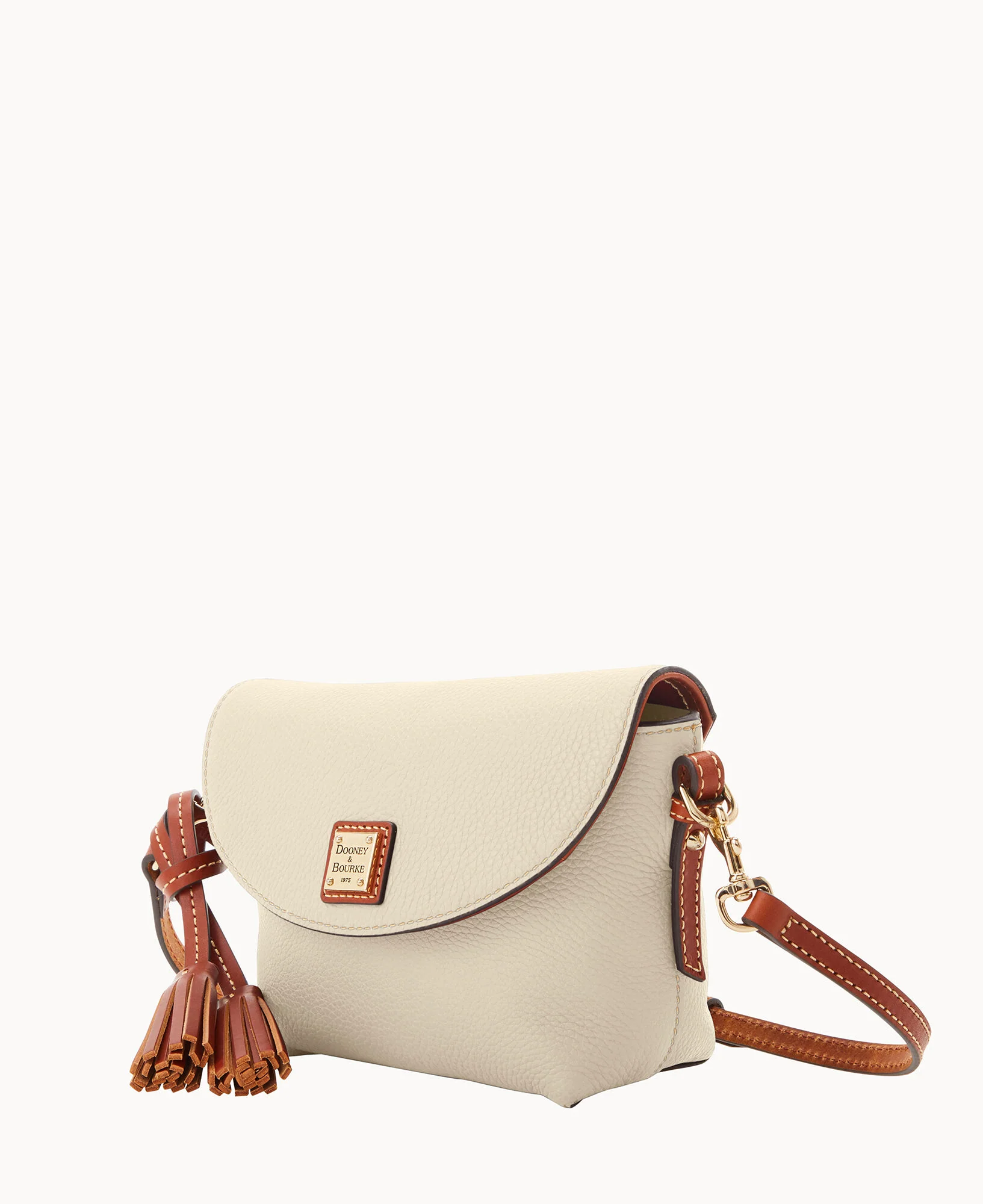 Pebble Grain Crossbody Saddle Bag - Image 32