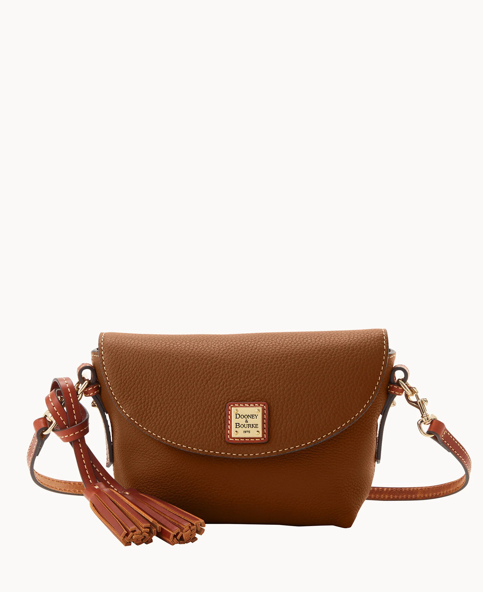 Pebble Grain Crossbody Saddle Bag - Image 58