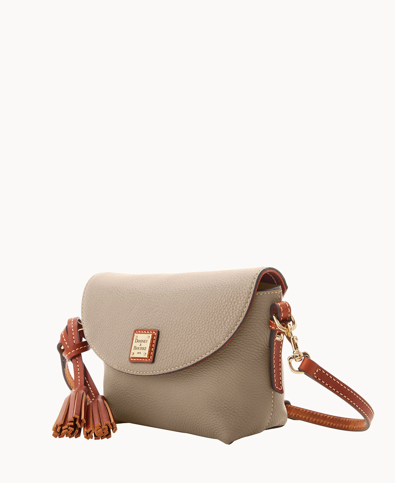 Pebble Grain Crossbody Saddle Bag - Image 88