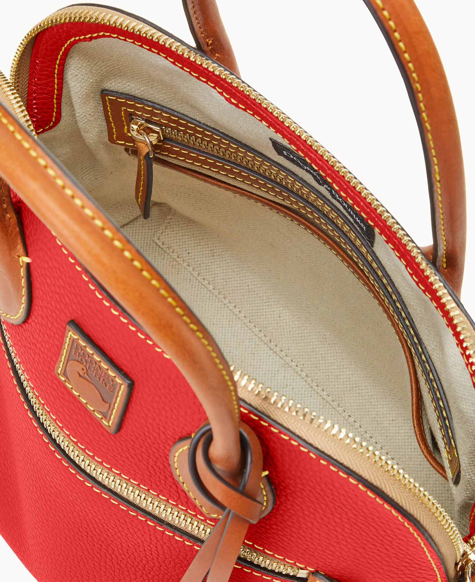 Pebble Grain Domed Satchel - Image 52
