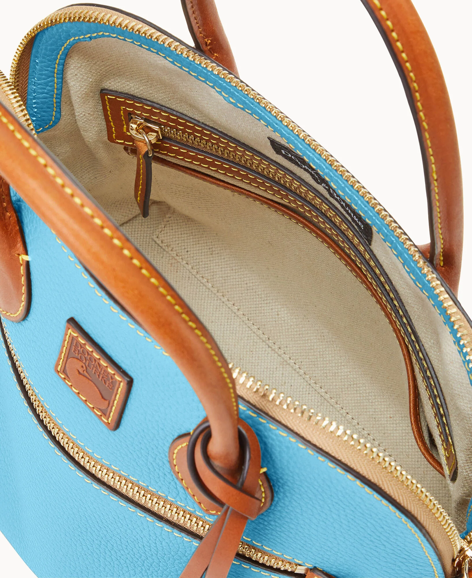 Pebble Grain Domed Satchel - Image 55