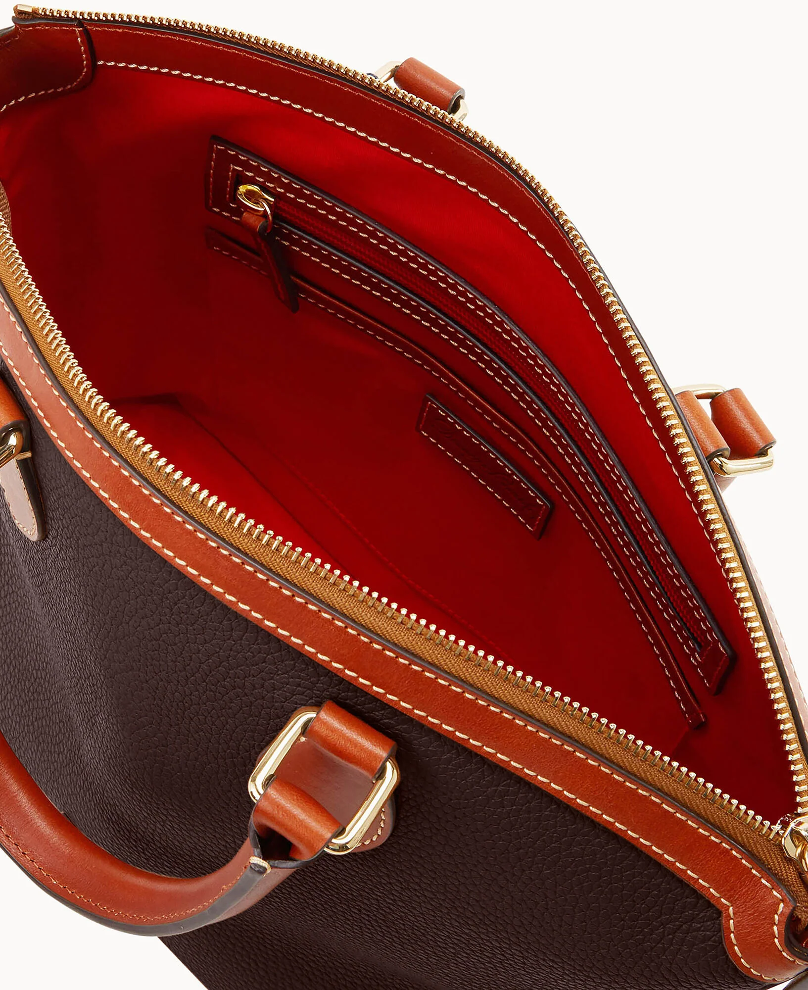 Pebble Grain Domed Satchel - Image 14
