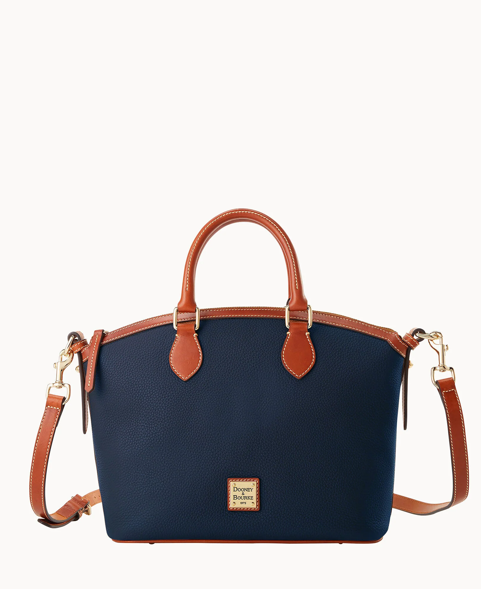 Pebble Grain Domed Satchel - Image 27