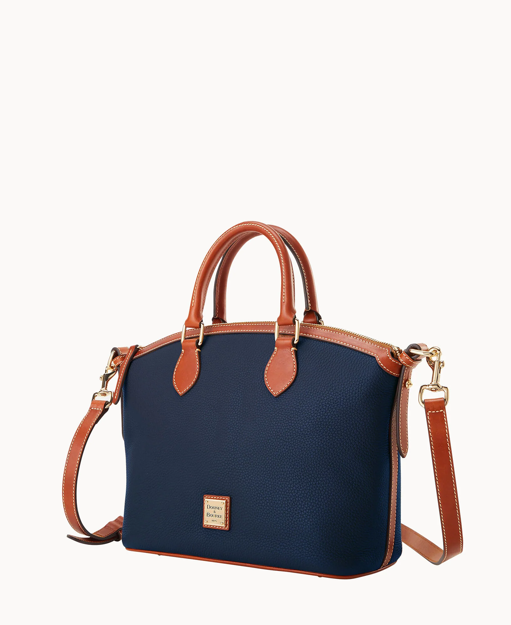 Pebble Grain Domed Satchel - Image 28