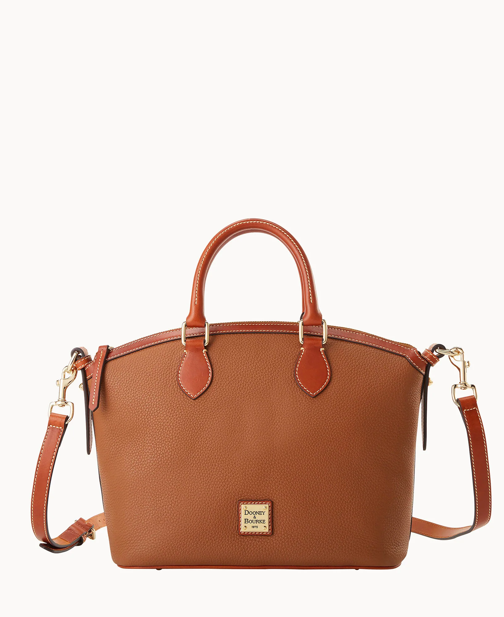 Pebble Grain Domed Satchel - Image 35