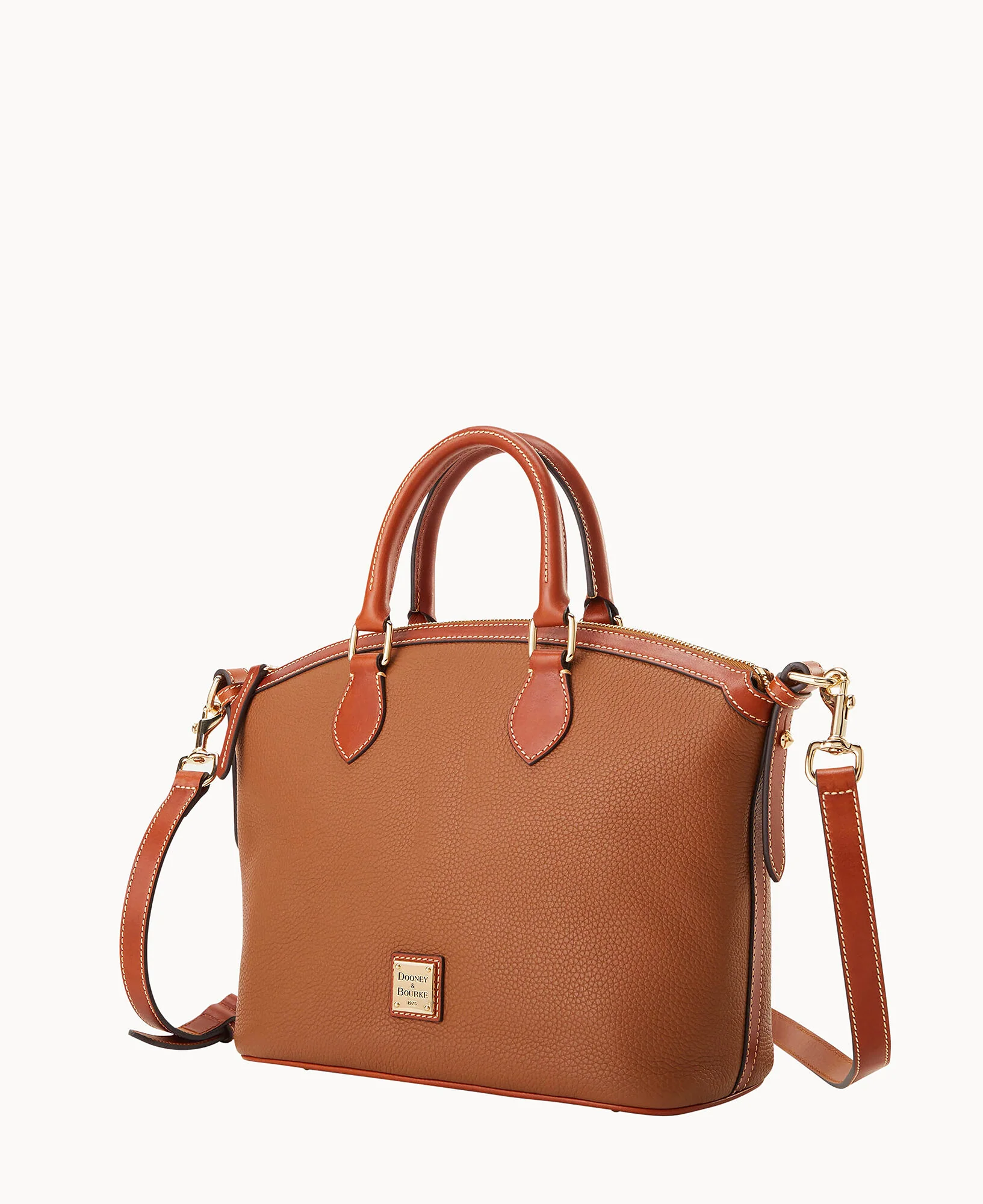 Pebble Grain Domed Satchel - Image 36
