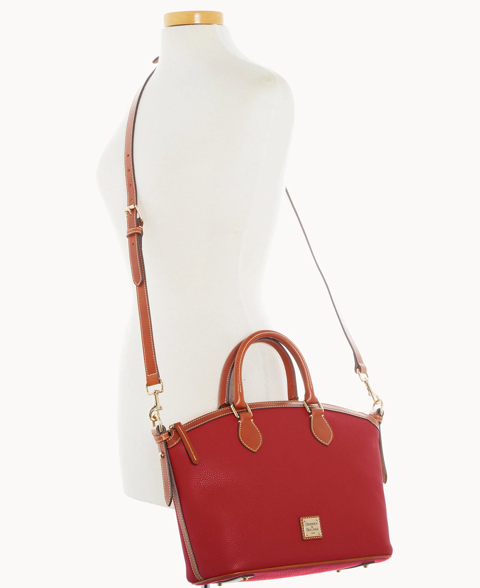 Pebble Grain Domed Satchel - Image 41