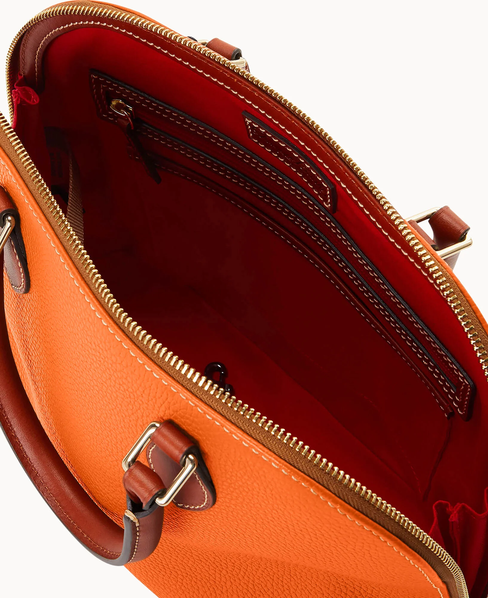 Pebble Grain Domed Satchel - Image 30