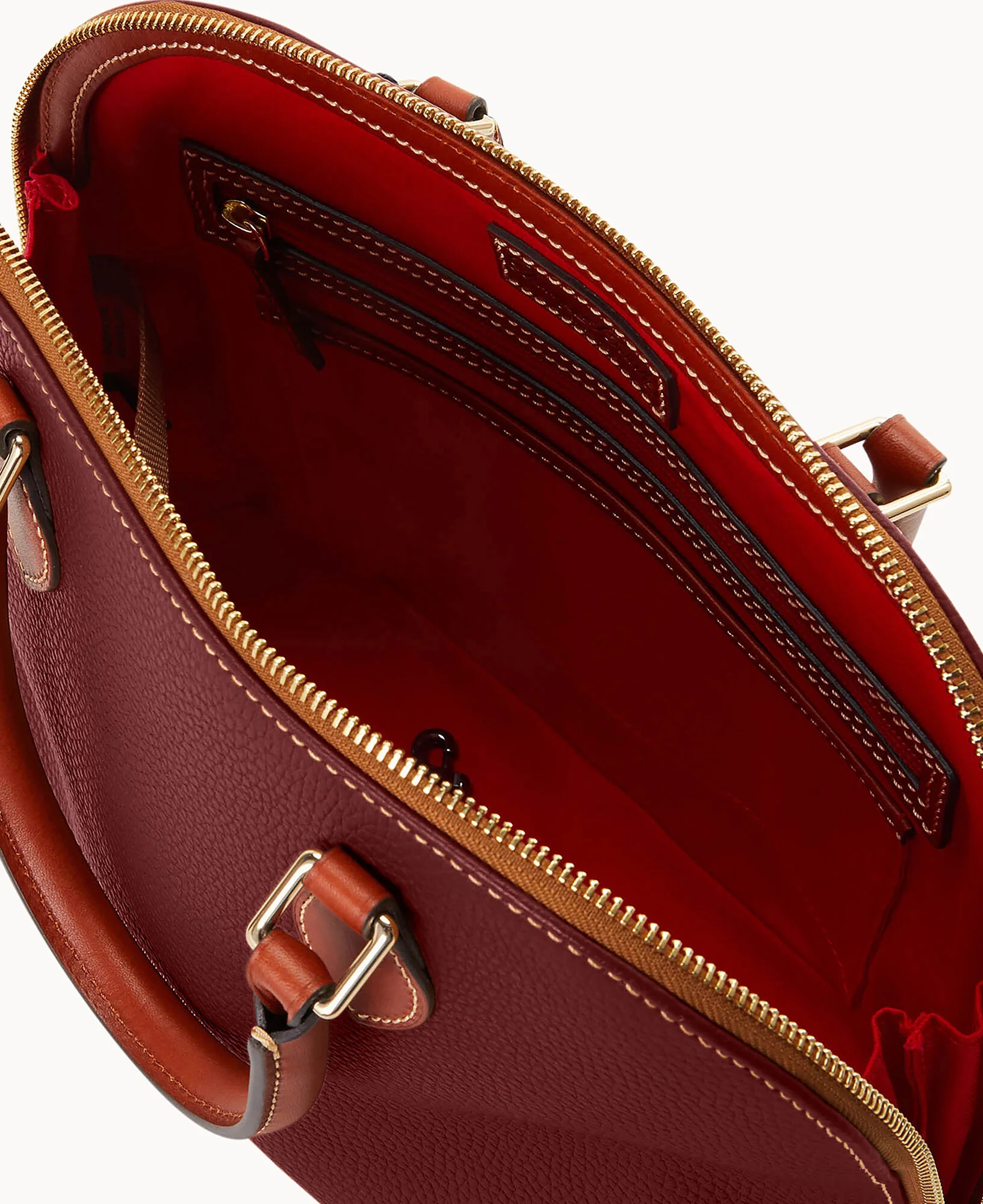 Pebble Grain Domed Satchel - Image 42