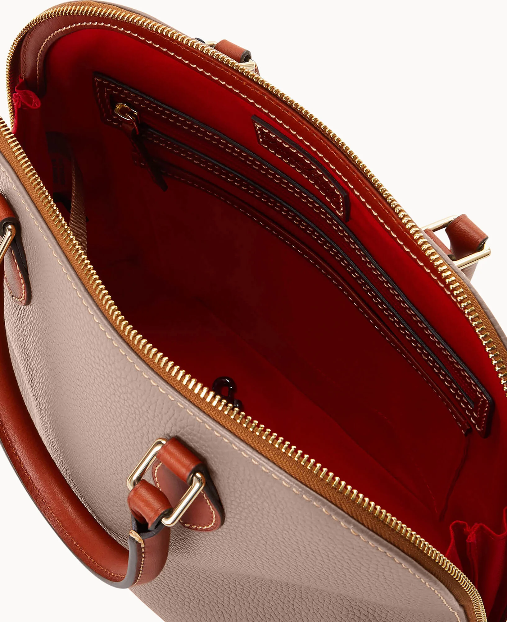 Pebble Grain Domed Satchel - Image 50