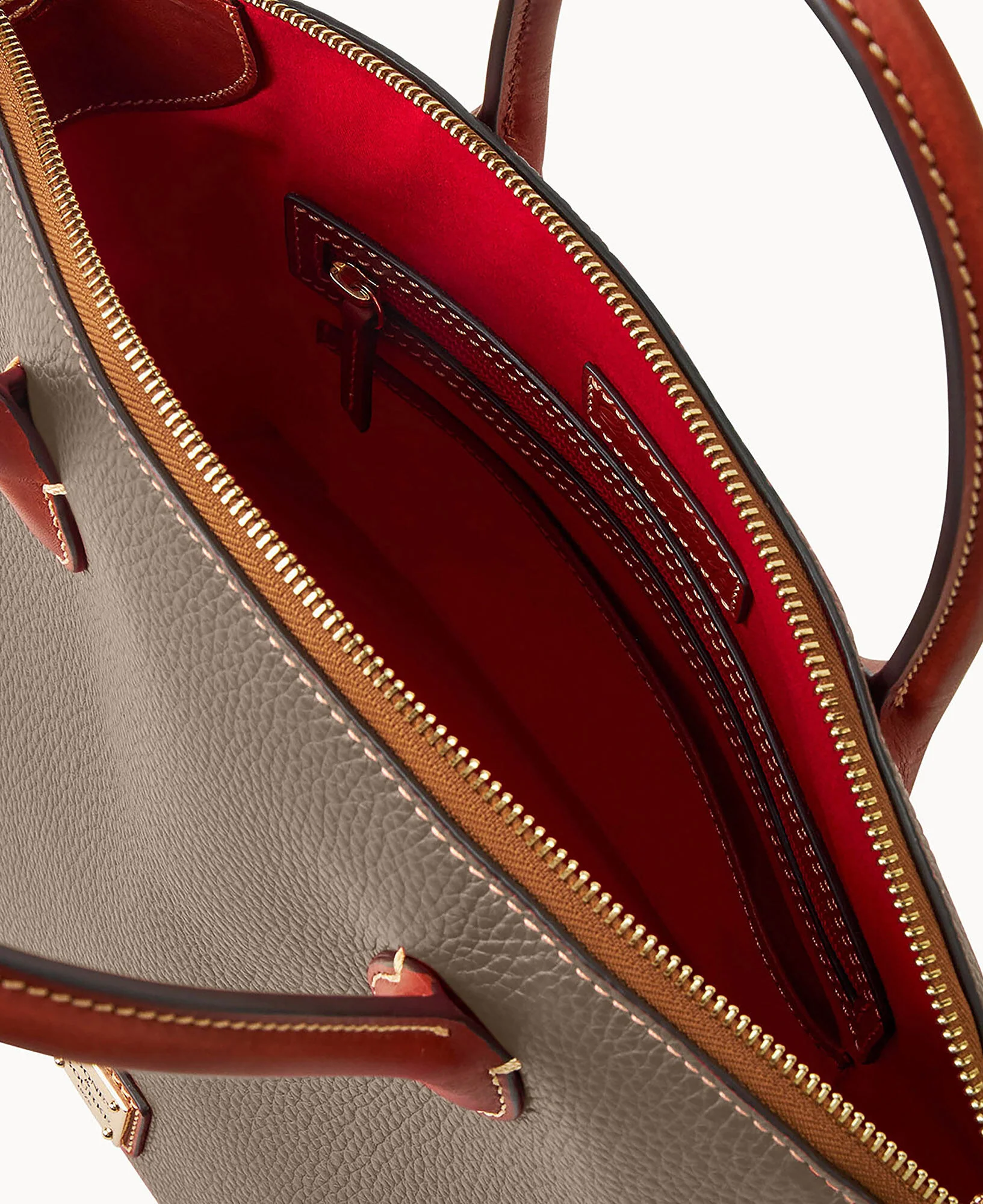 Pebble Grain Domed Satchel - Image 51