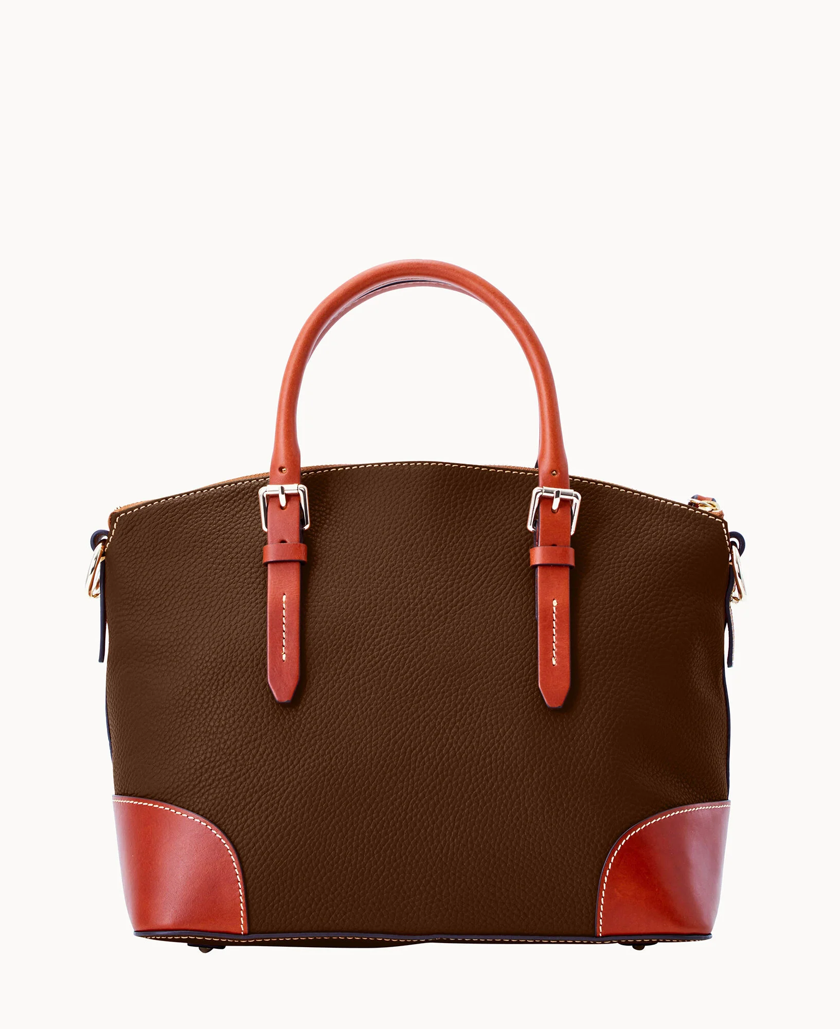 Pebble Grain Domed Satchel - Image 76