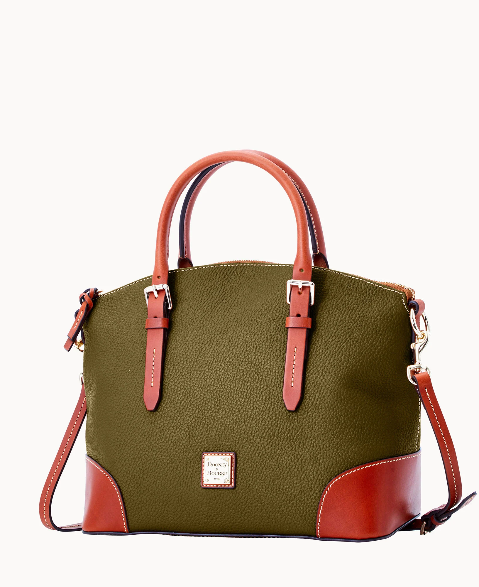 Pebble Grain Domed Satchel - Image 78