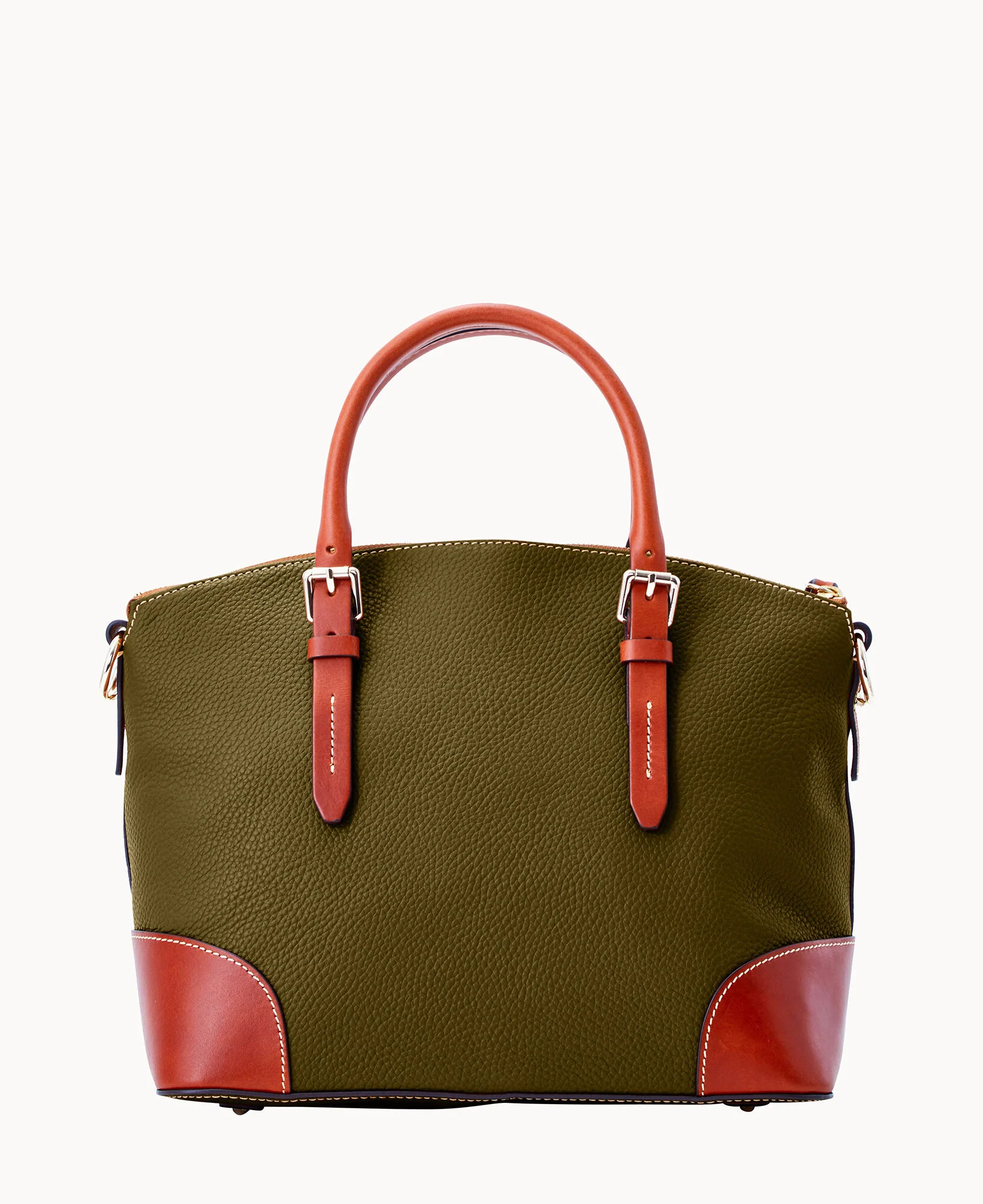 Pebble Grain Domed Satchel - Image 80