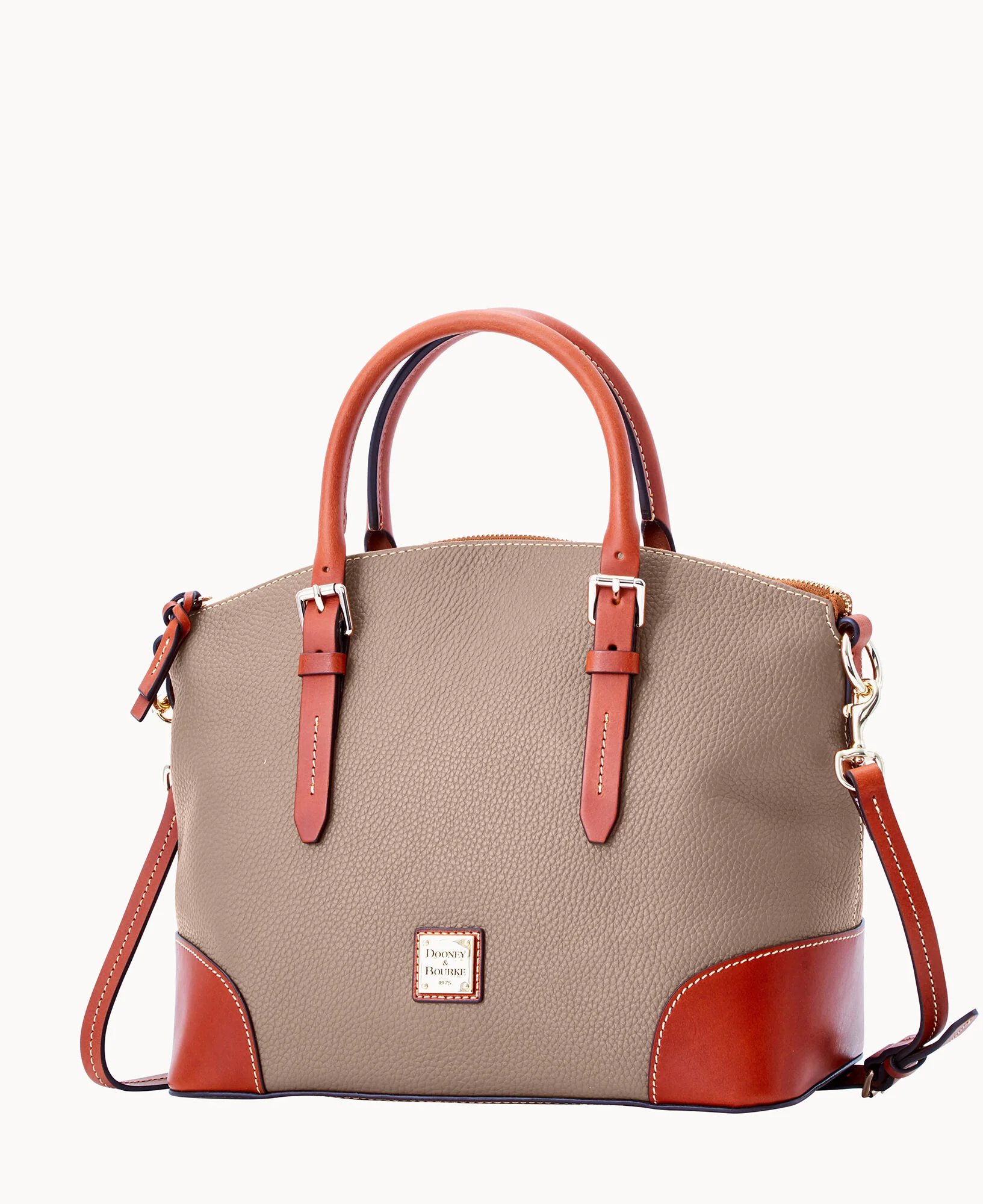 Pebble Grain Domed Satchel - Image 82